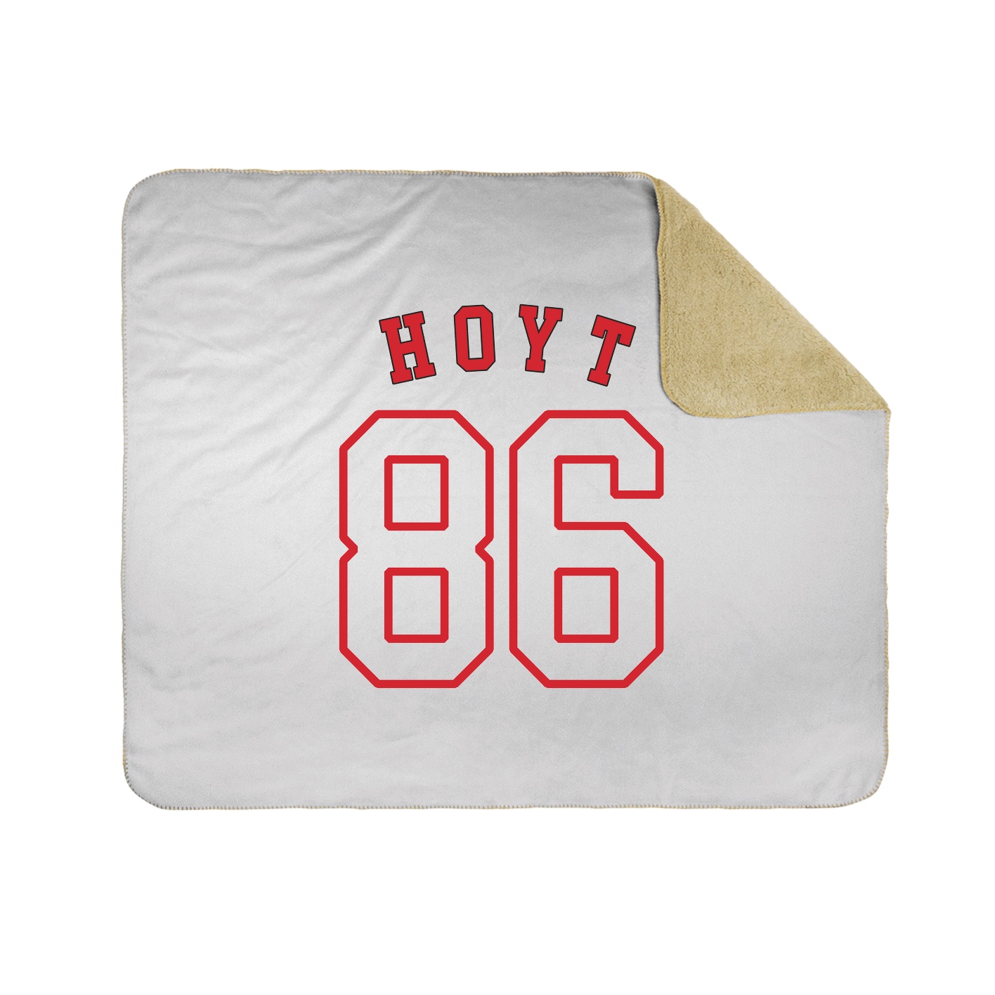 Throw Blanket — Shirsey Arch in White