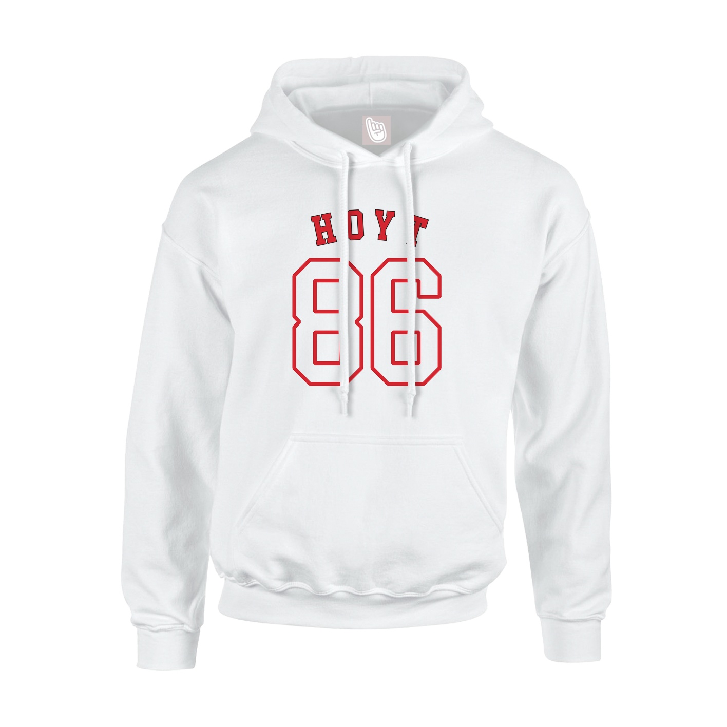 Hoodie — Shirsey Arch in White