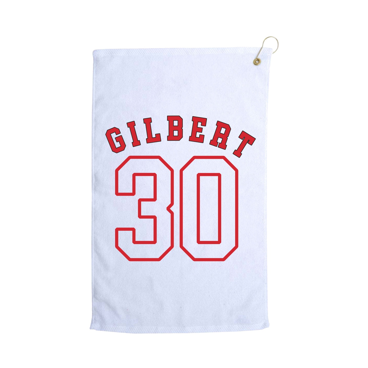 Golf Towel — Shirsey Arch in White