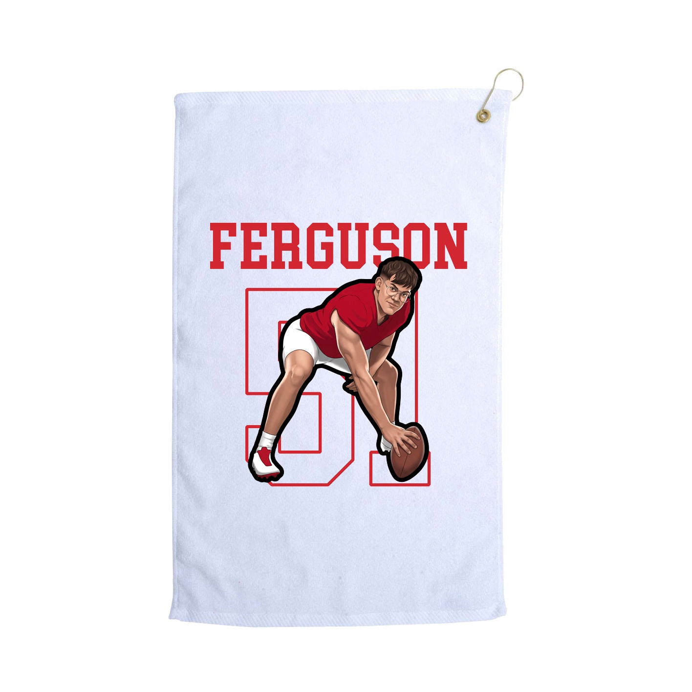 Golf Towel — Shirsey in White