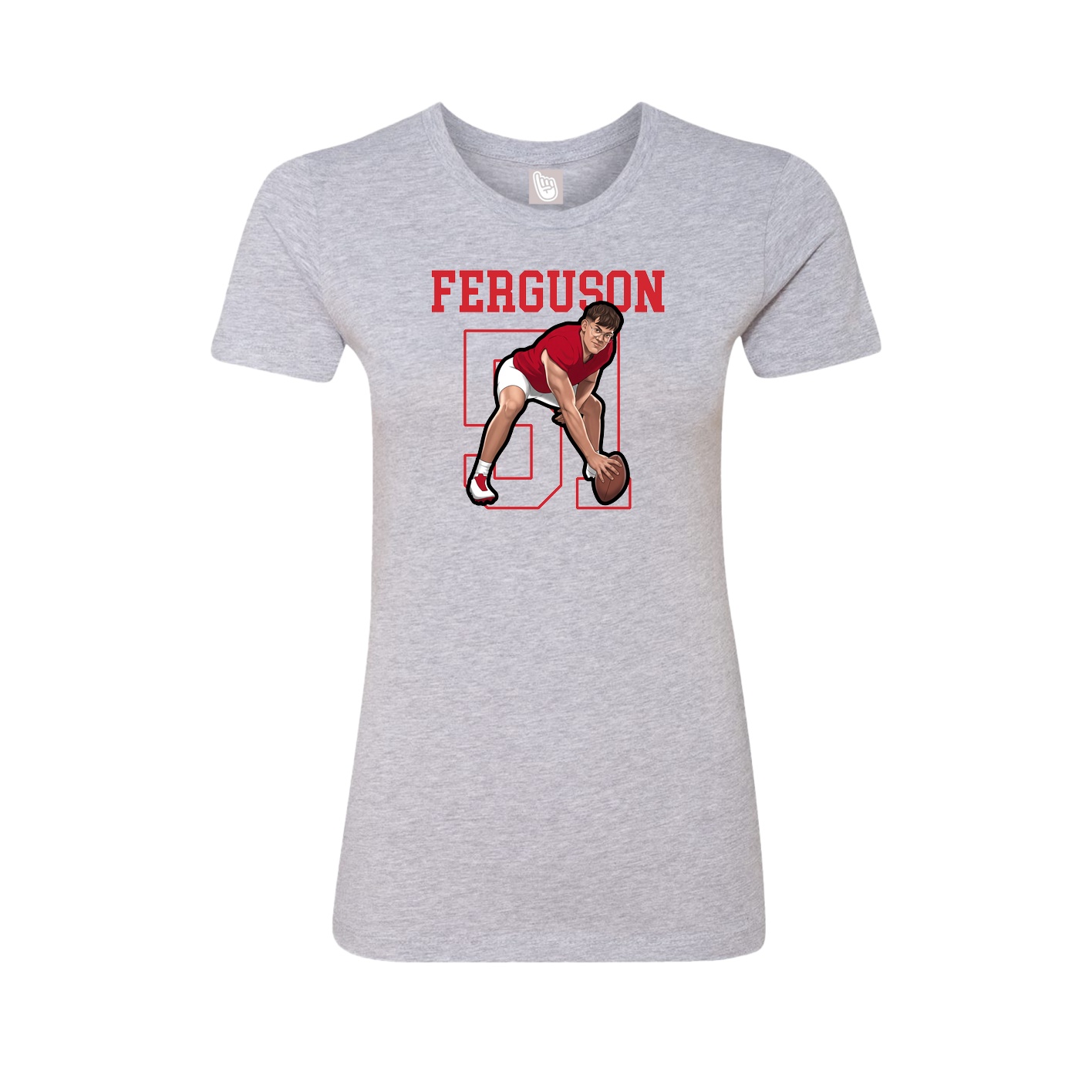 Fitted Women's Tee — Shirsey in Grey