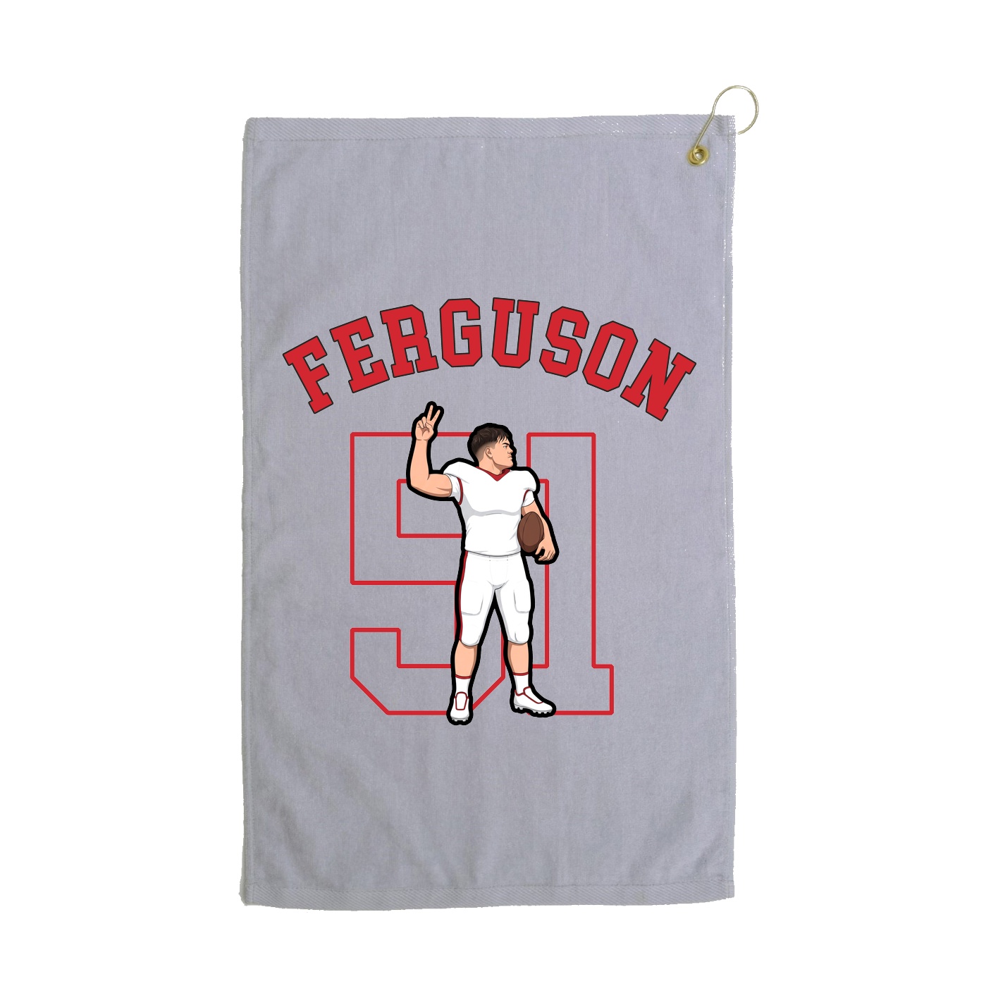 Golf Towel — Shirsey Arch in Grey