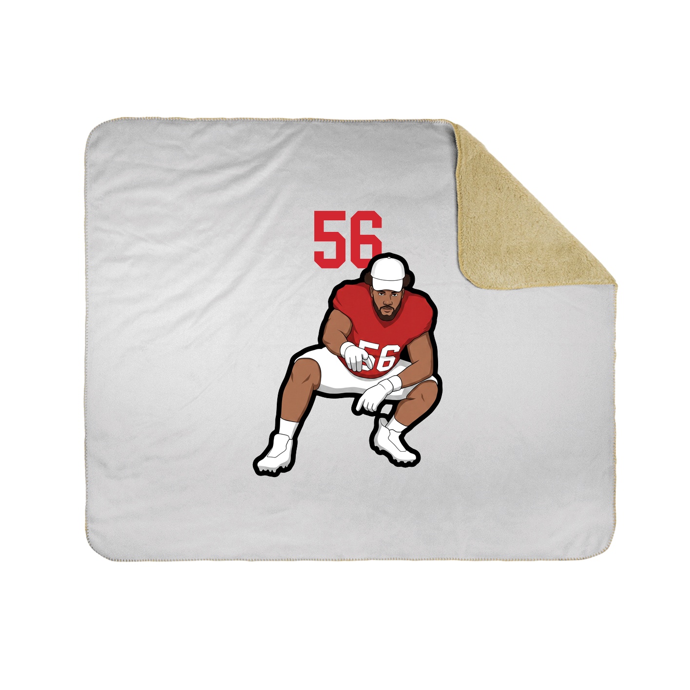 50x60 Sherpa Lined Throw Blanket