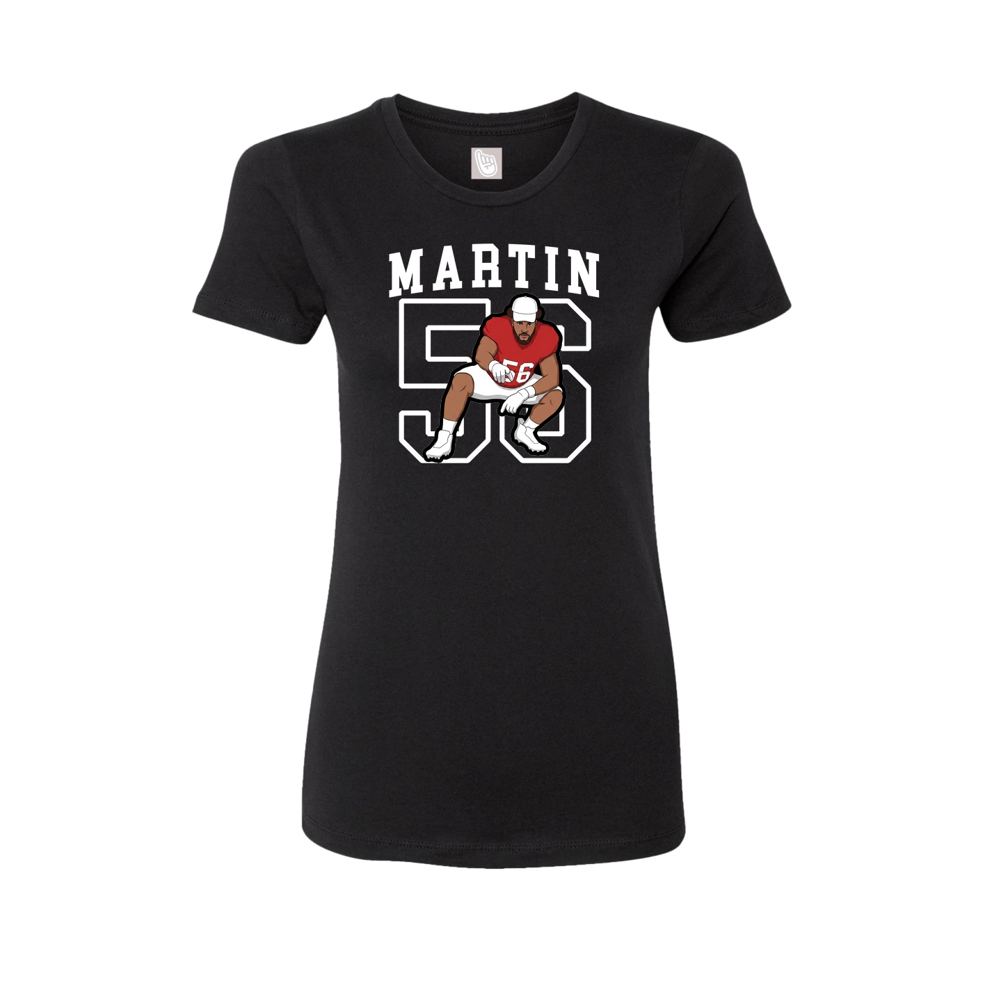 Fitted Women's Tee — Shirsey in Black