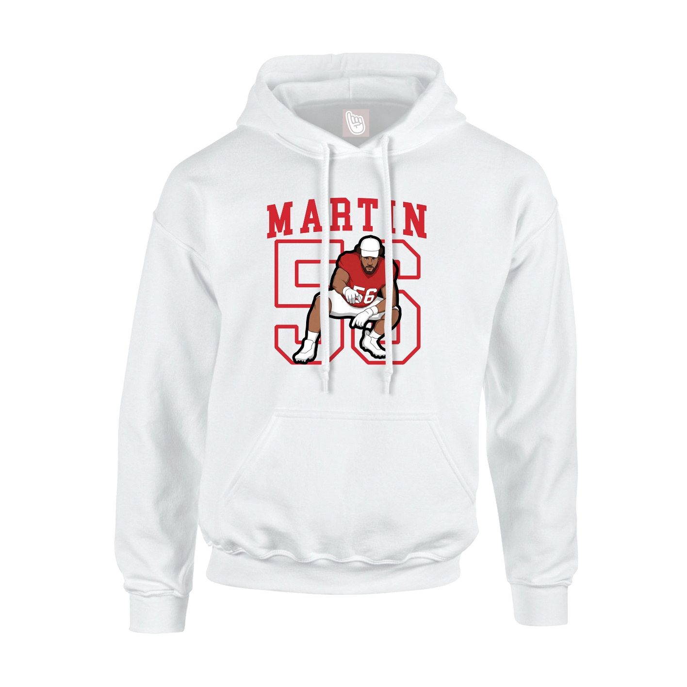 Hoodie — Shirsey in White