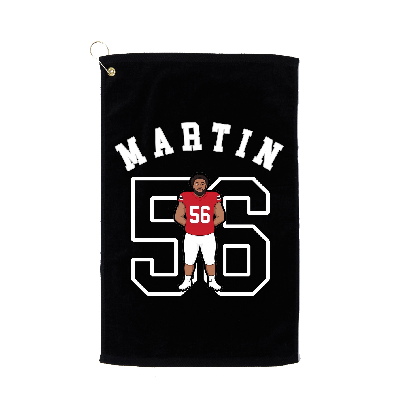 Golf Towel — Shirsey Arch in Black