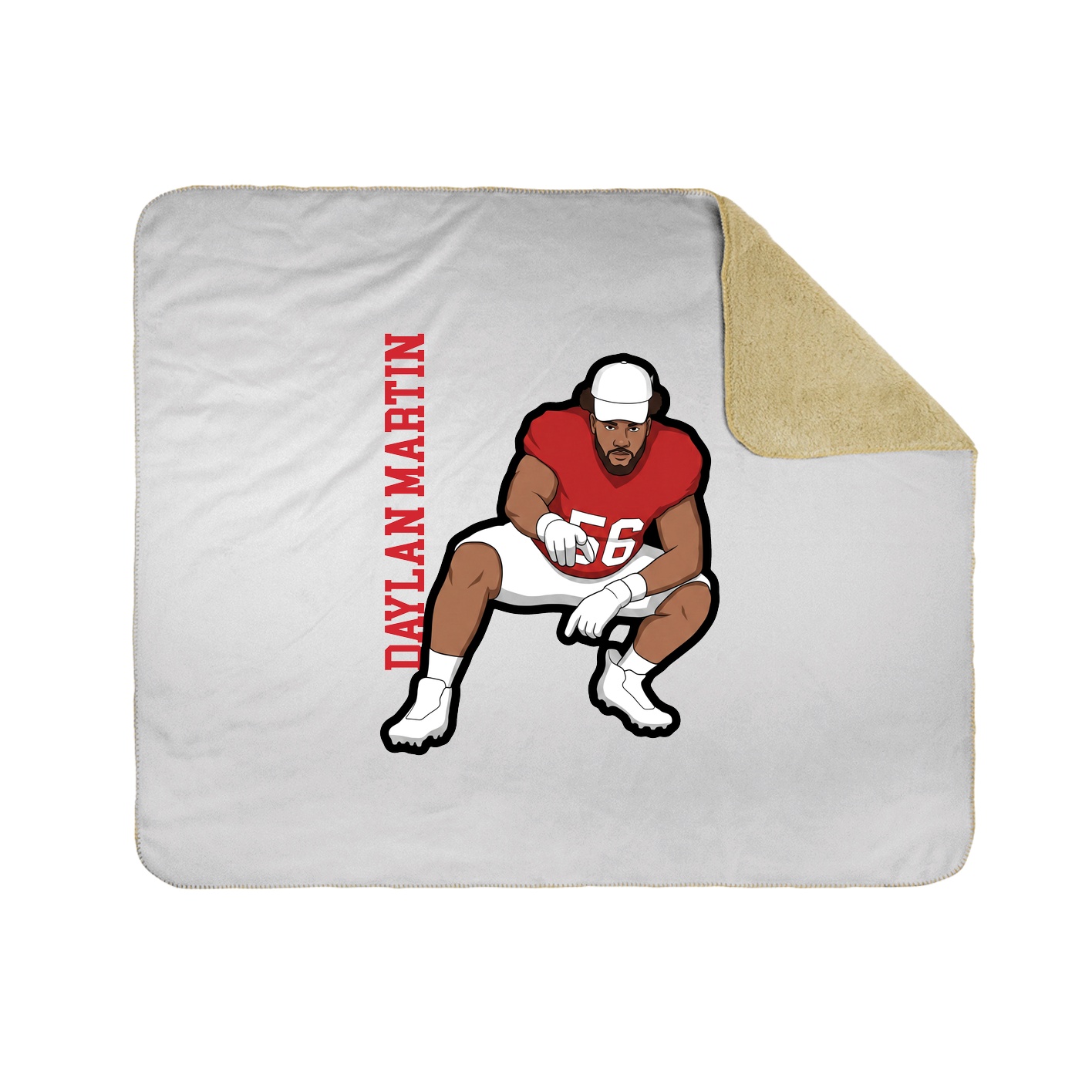 50x60 Sherpa Lined Throw Blanket