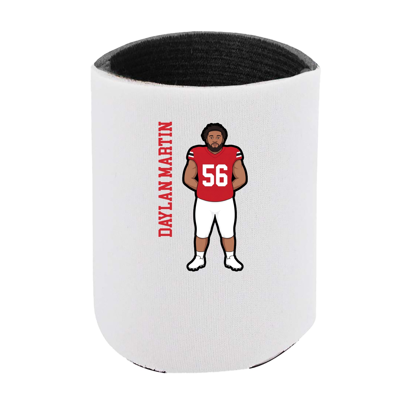 Can Holder — Name Vertical in White