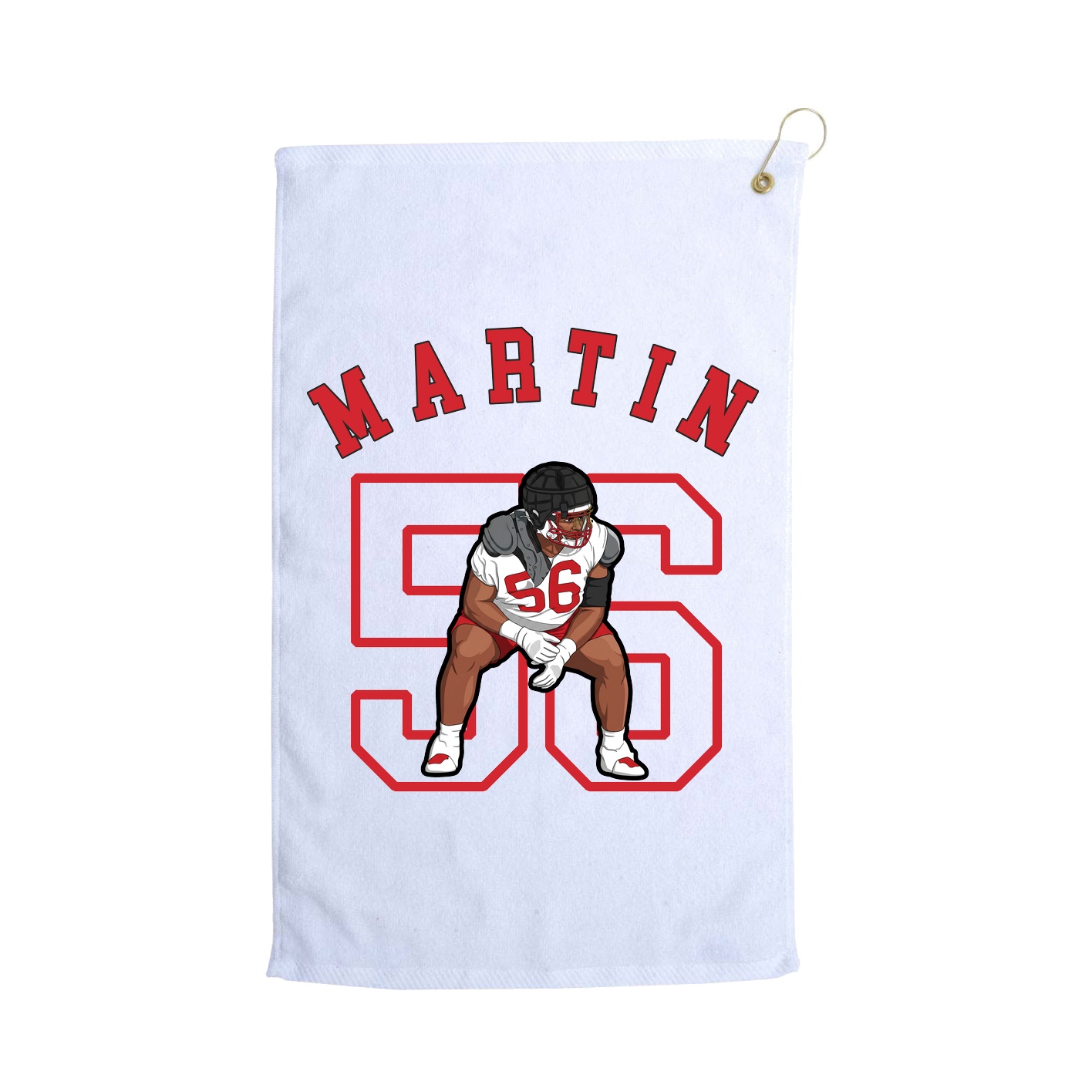 Golf Towel — Shirsey Arch in White