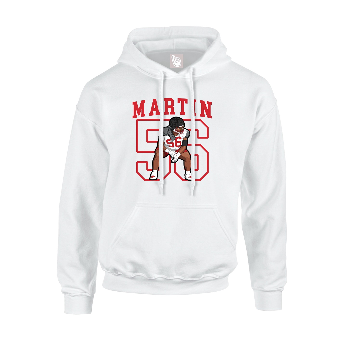 Youth Hoodie — Shirsey in White