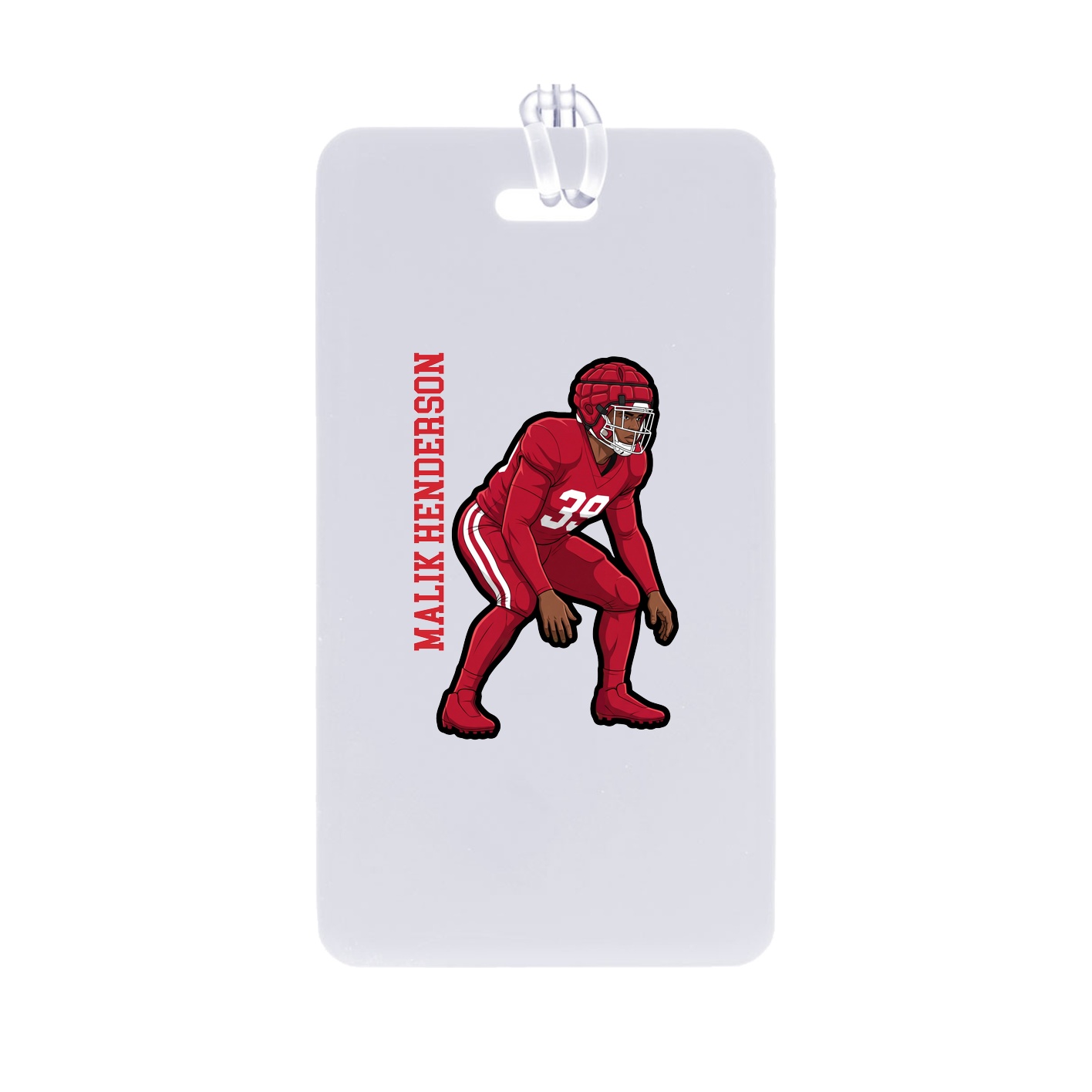 Bag Tag — Name Vertical in Classic