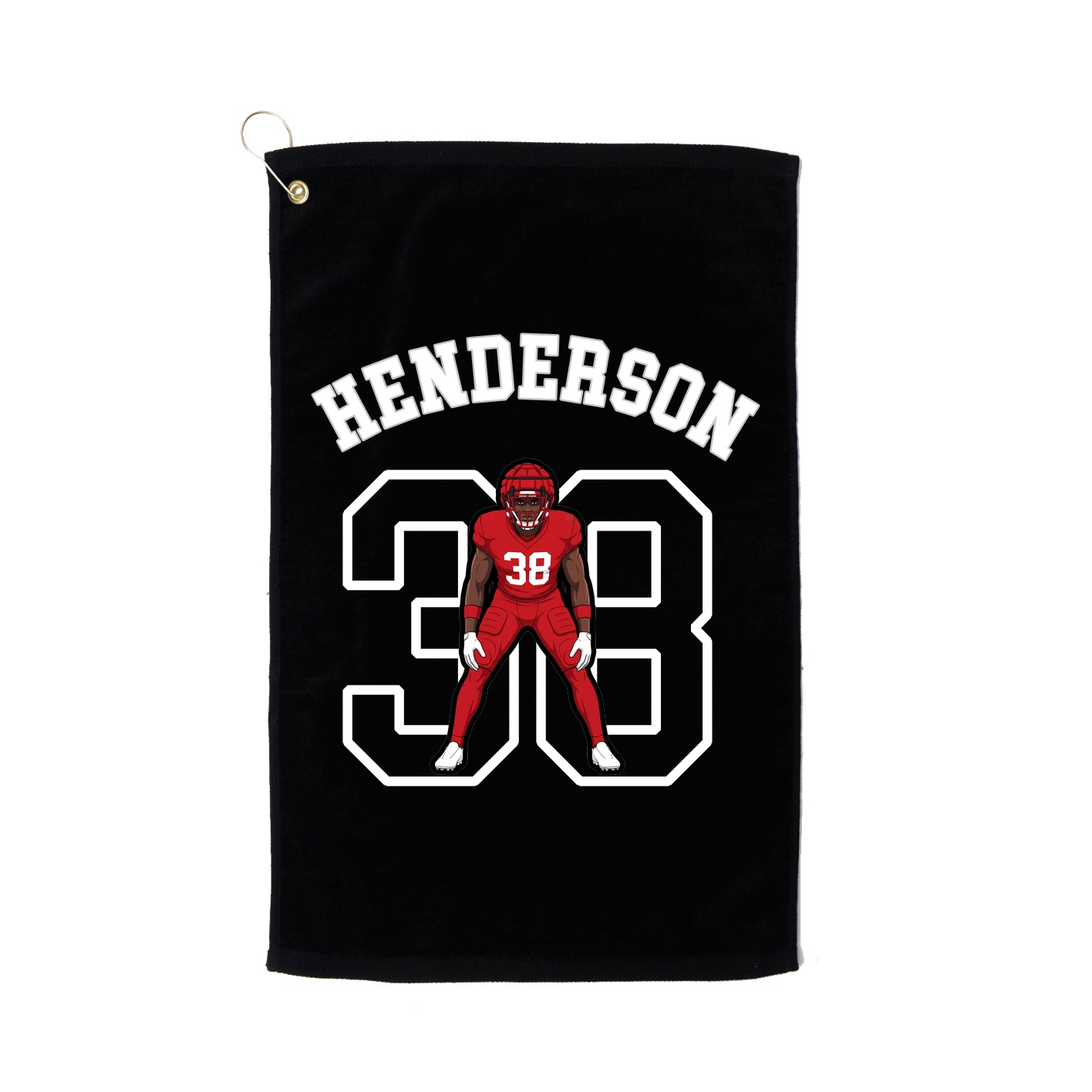Golf Towel — Shirsey Arch in Black