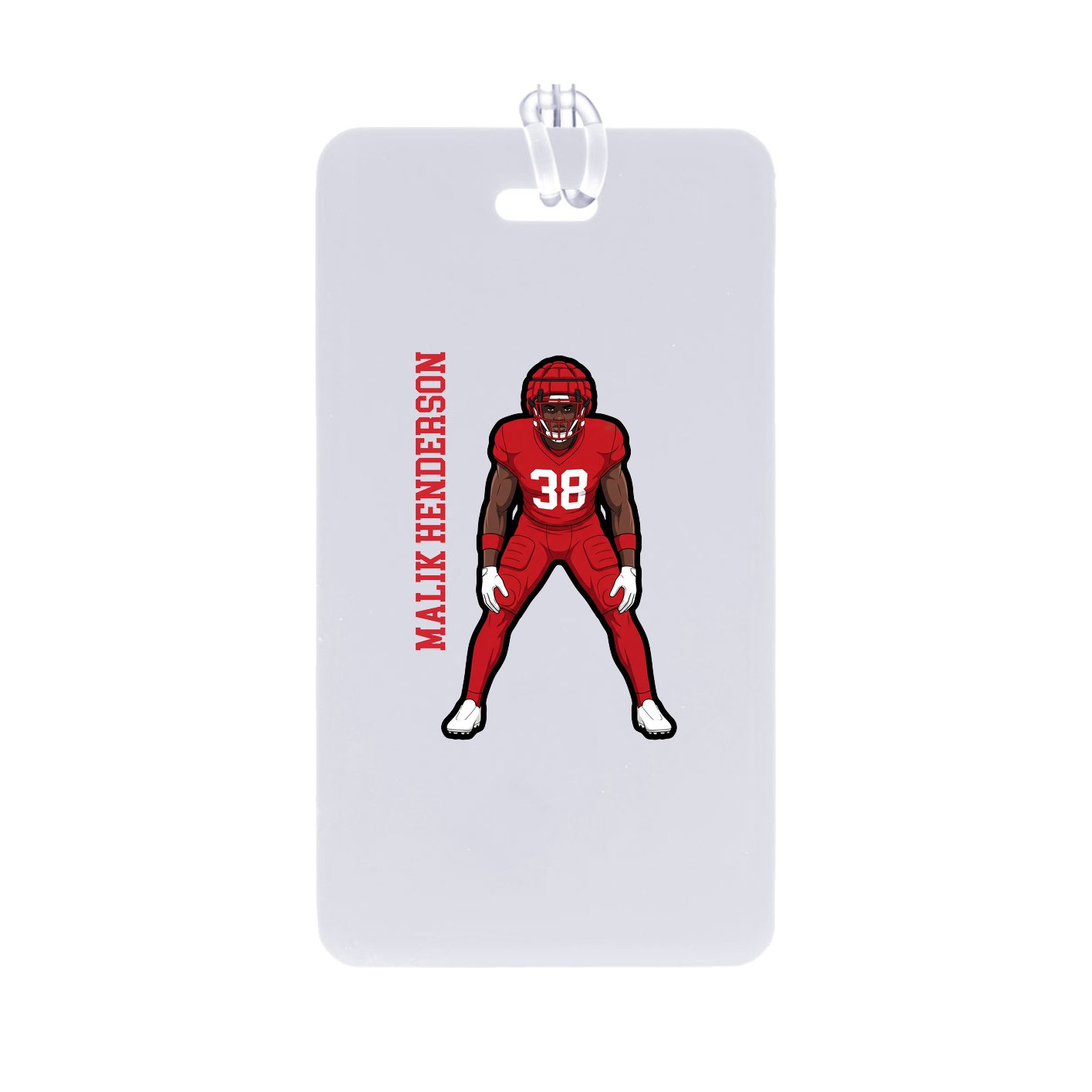 Bag Tag — Name Vertical in Classic