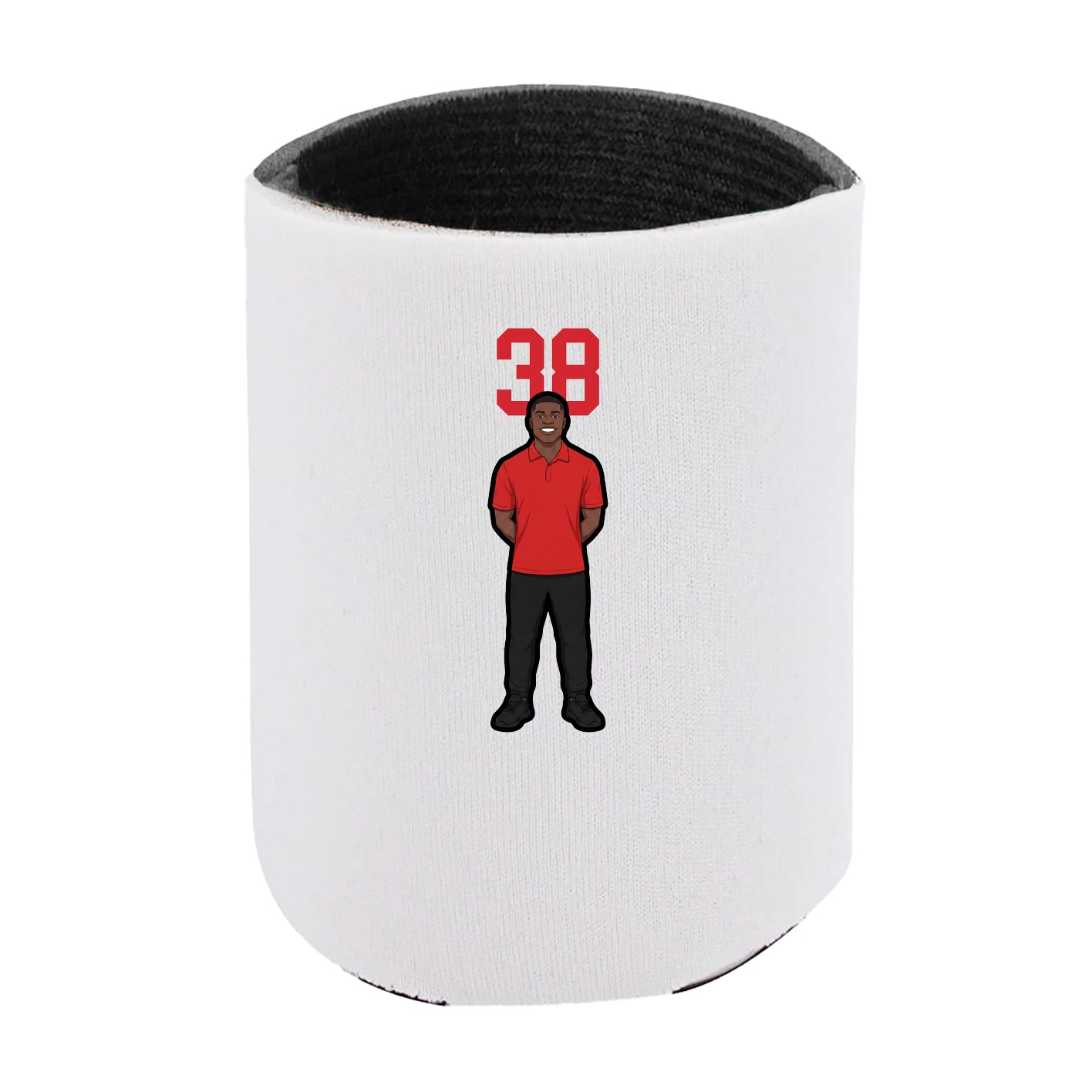 Can Holder — Number Top in White