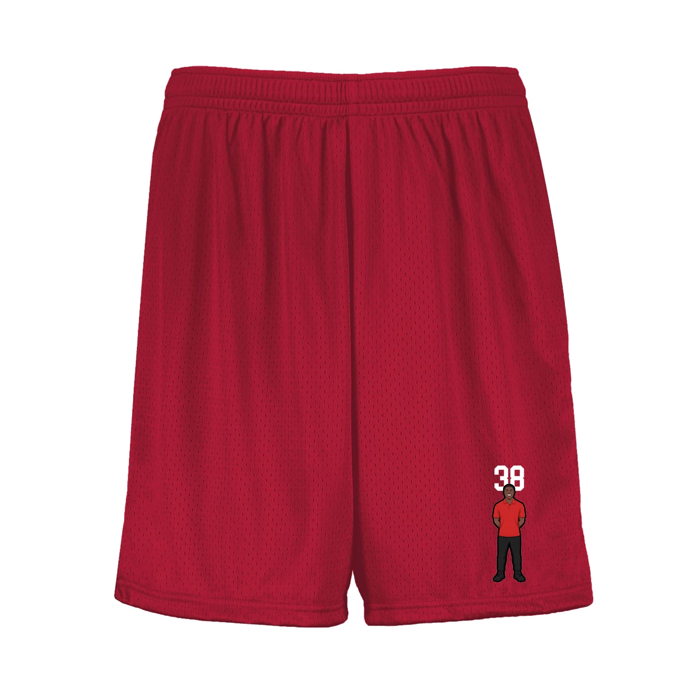 Shorts — Number Top in Red