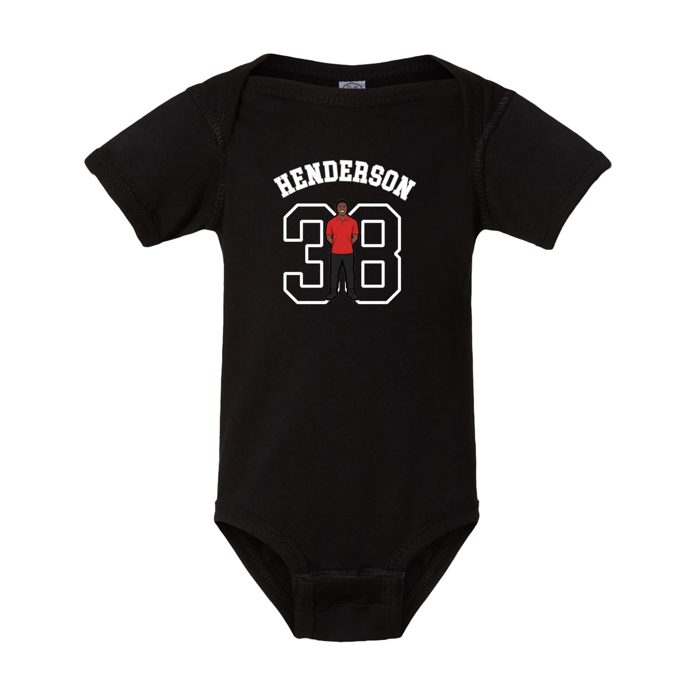 Baby Onesie — Shirsey Arch in Black
