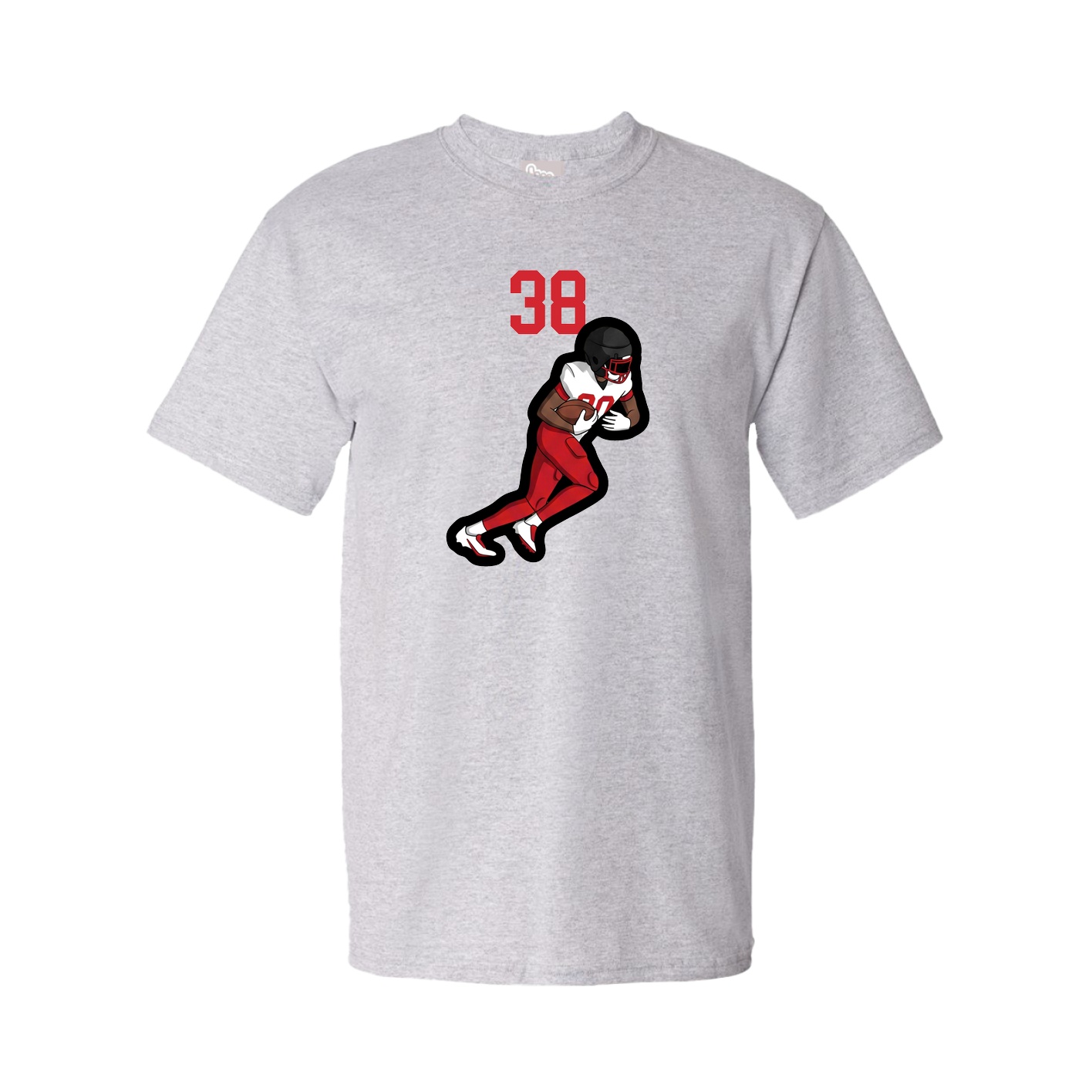 Tee — Number Top in Grey