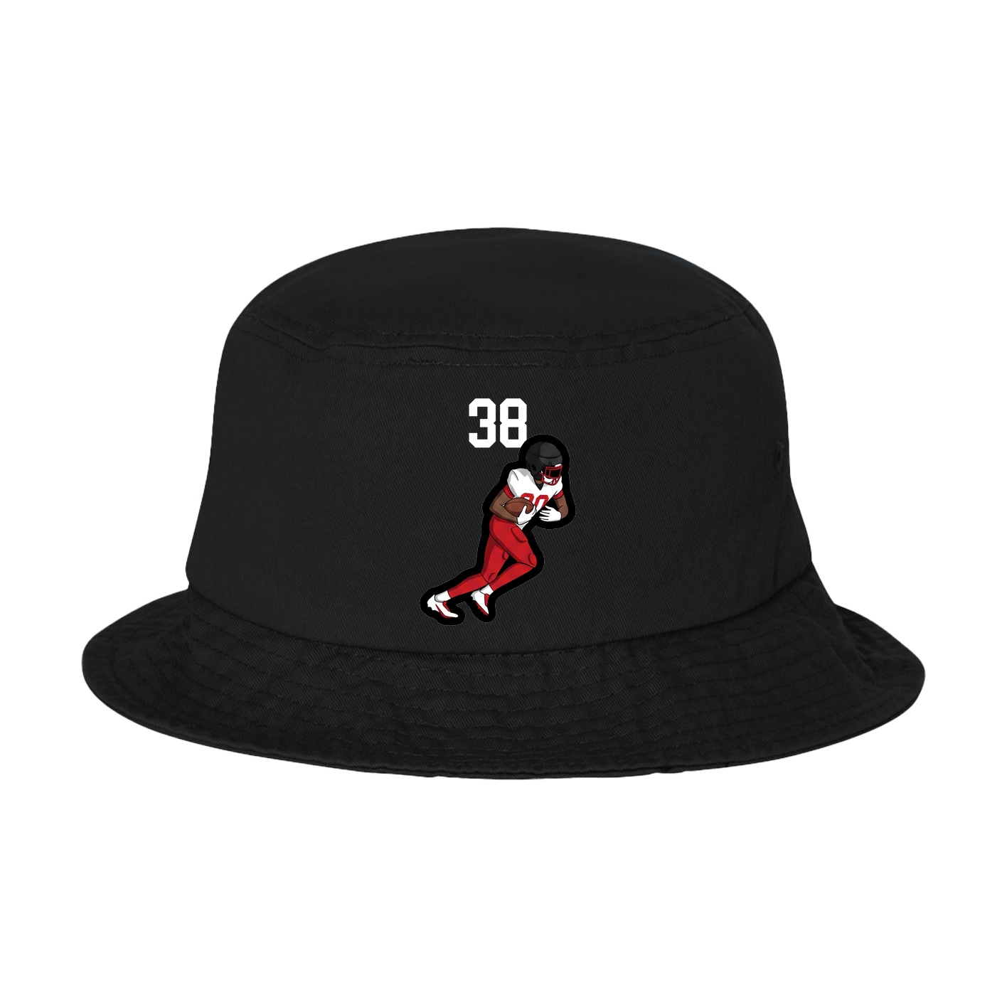 Bucket Cap — Number Top in Black