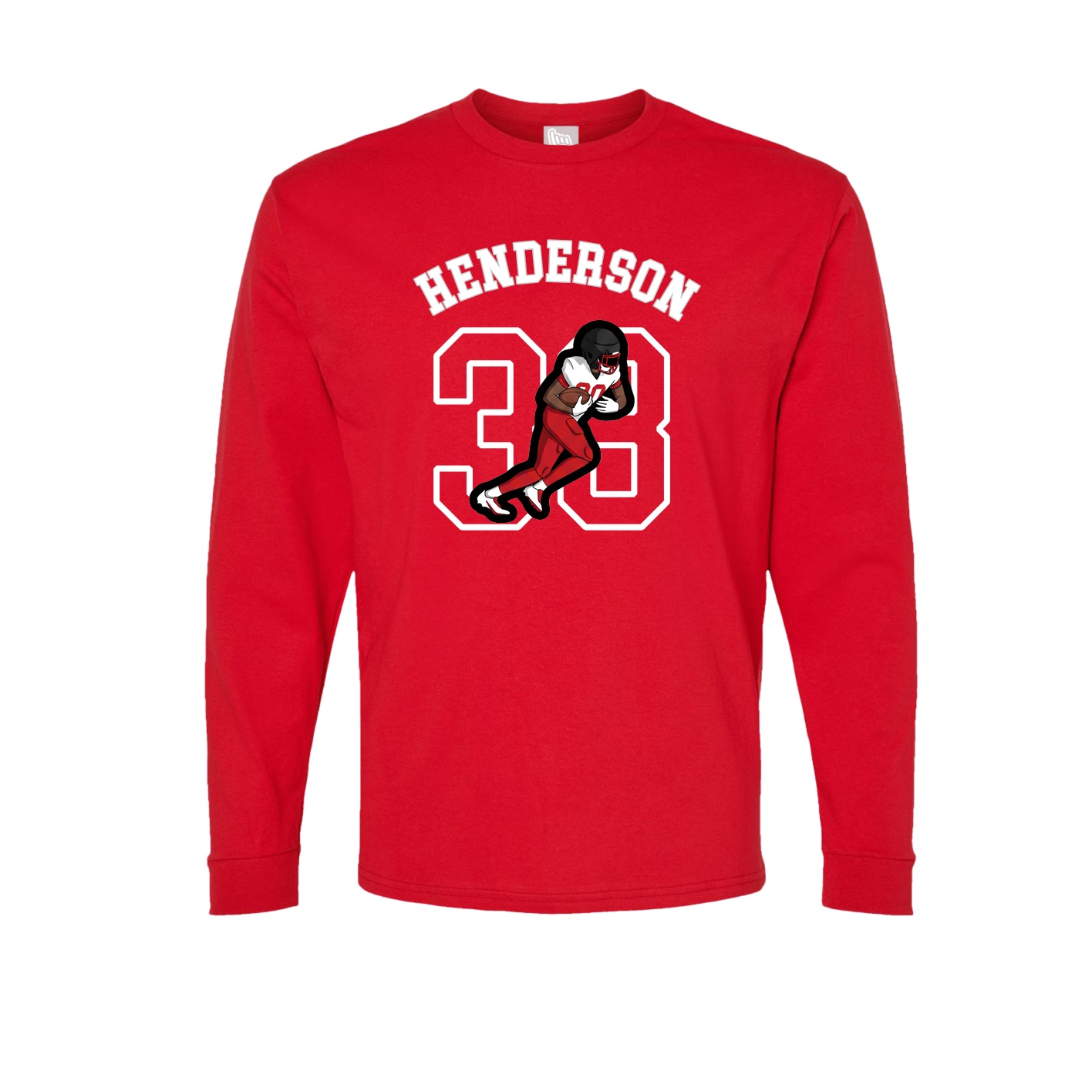Long Sleeve Tee — Shirsey Arch in Red
