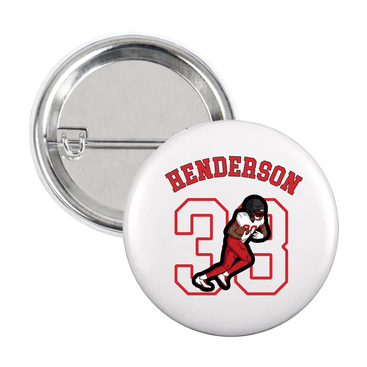 Game Day Button — Shirsey Arch in White