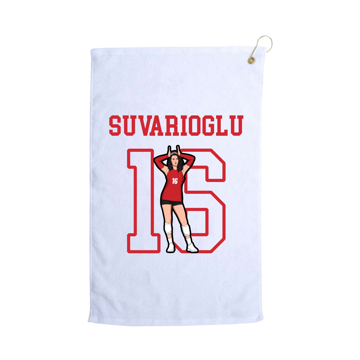 Golf Towel — Shirsey in White