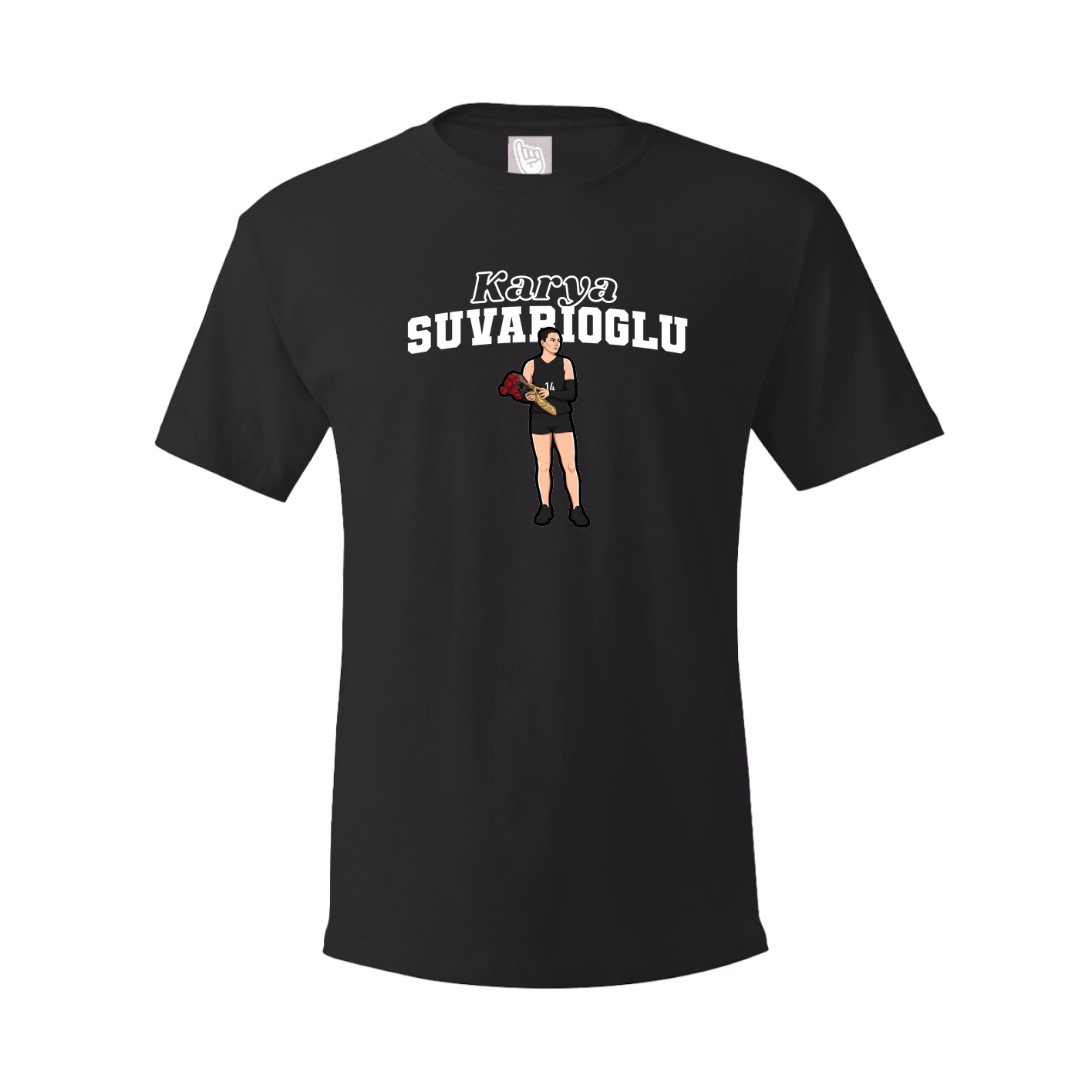 Youth Tee — Name Arch in Black