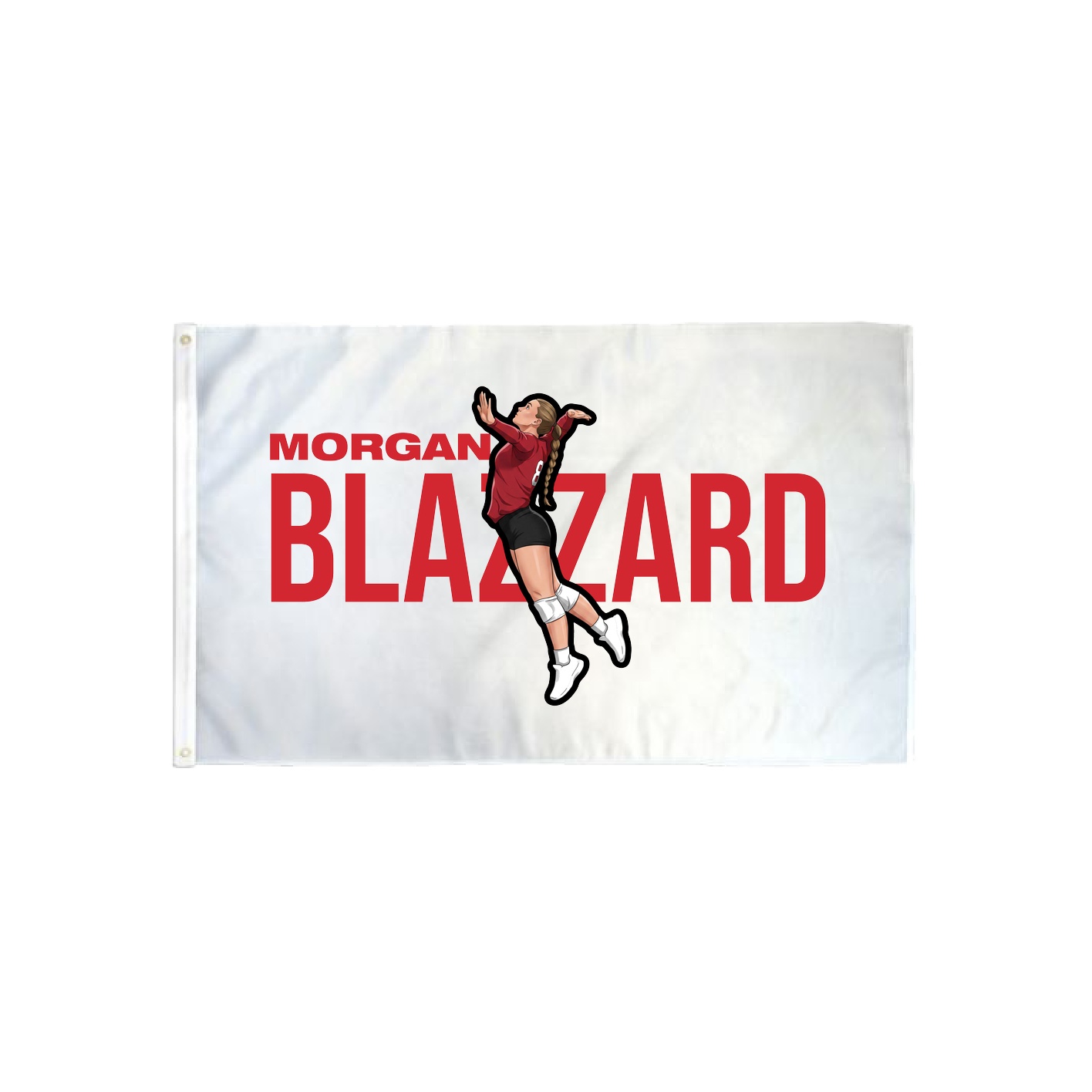 3x5 Flag — Player Name in Classic