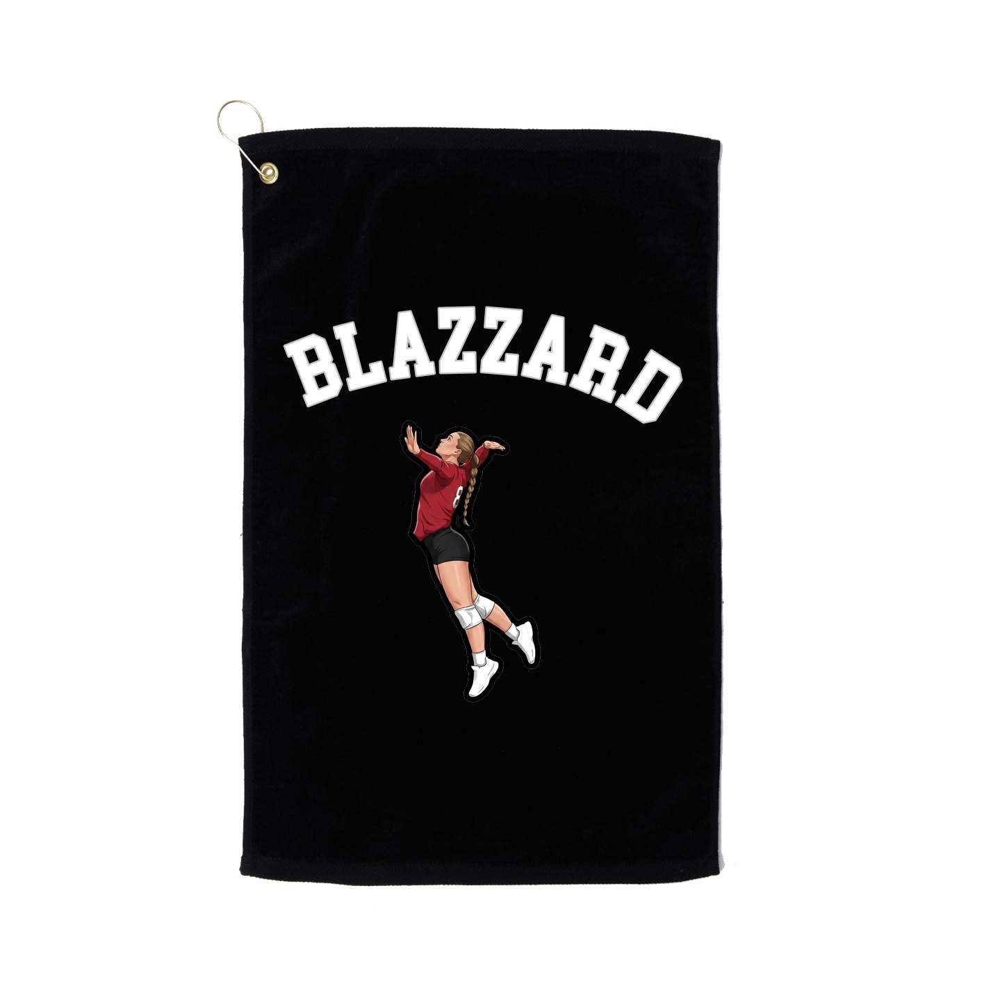 Golf Towel — Shirsey Arch in Black