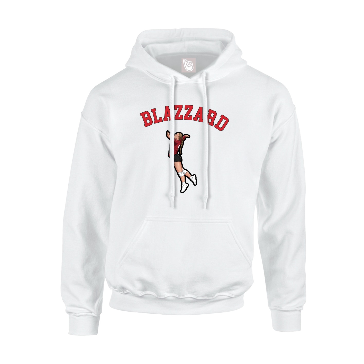 Hoodie — Shirsey Arch in White