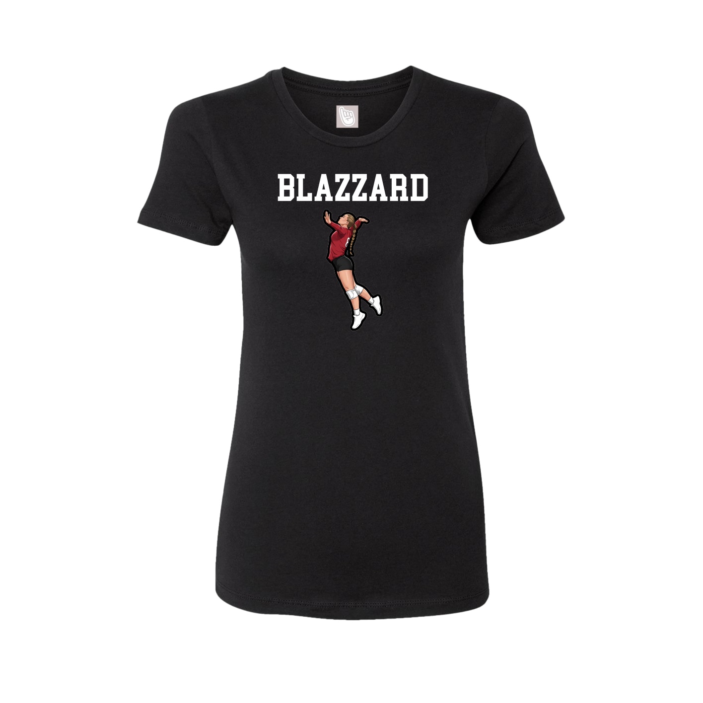 Fitted Women's Tee — Shirsey in Black