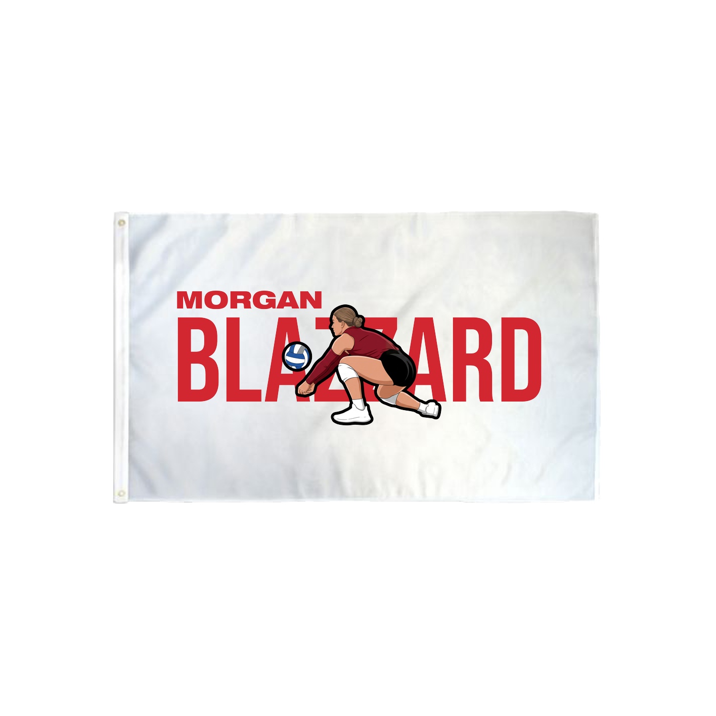3x5 Flag — Player Name in Classic