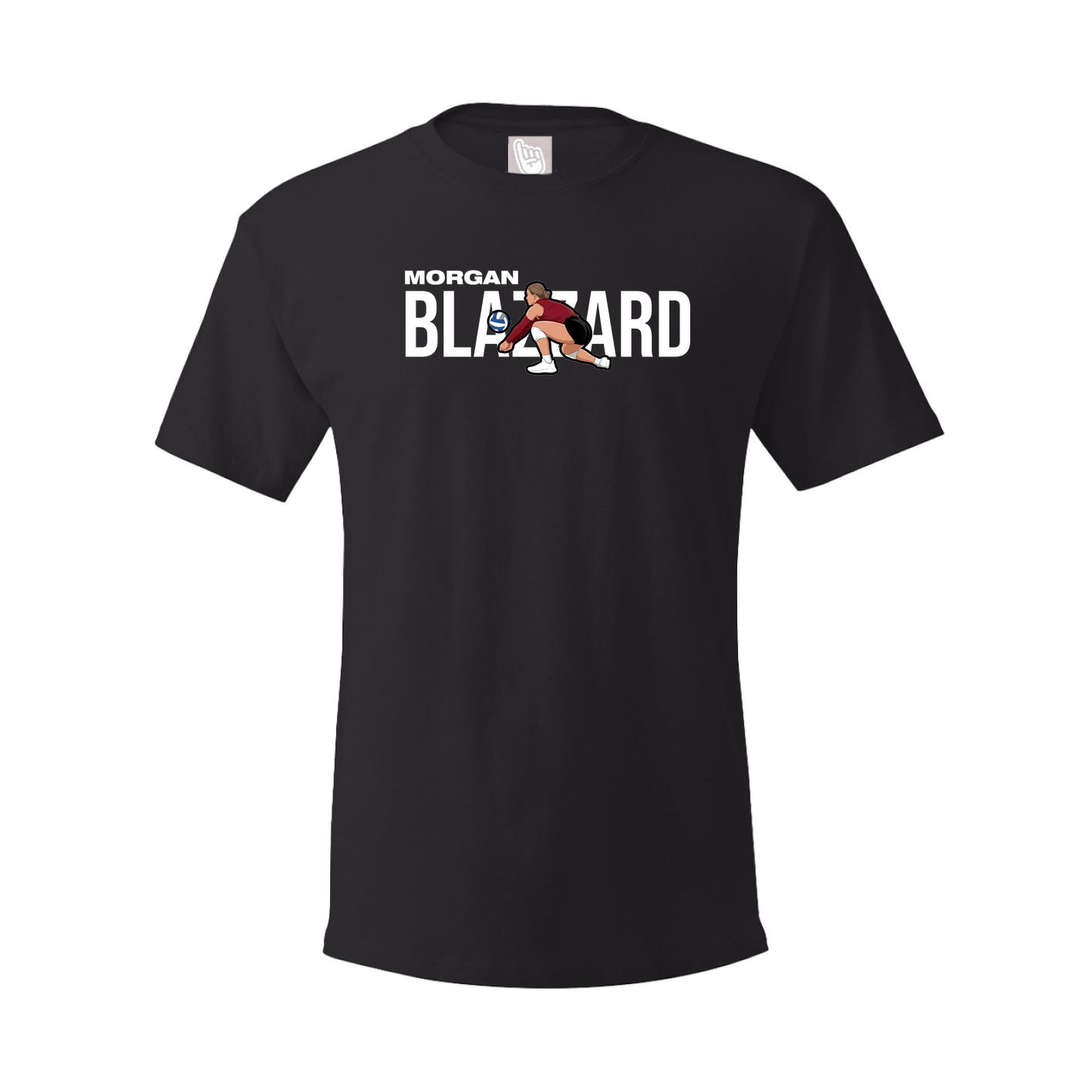 Youth Tee — Player Name in Black