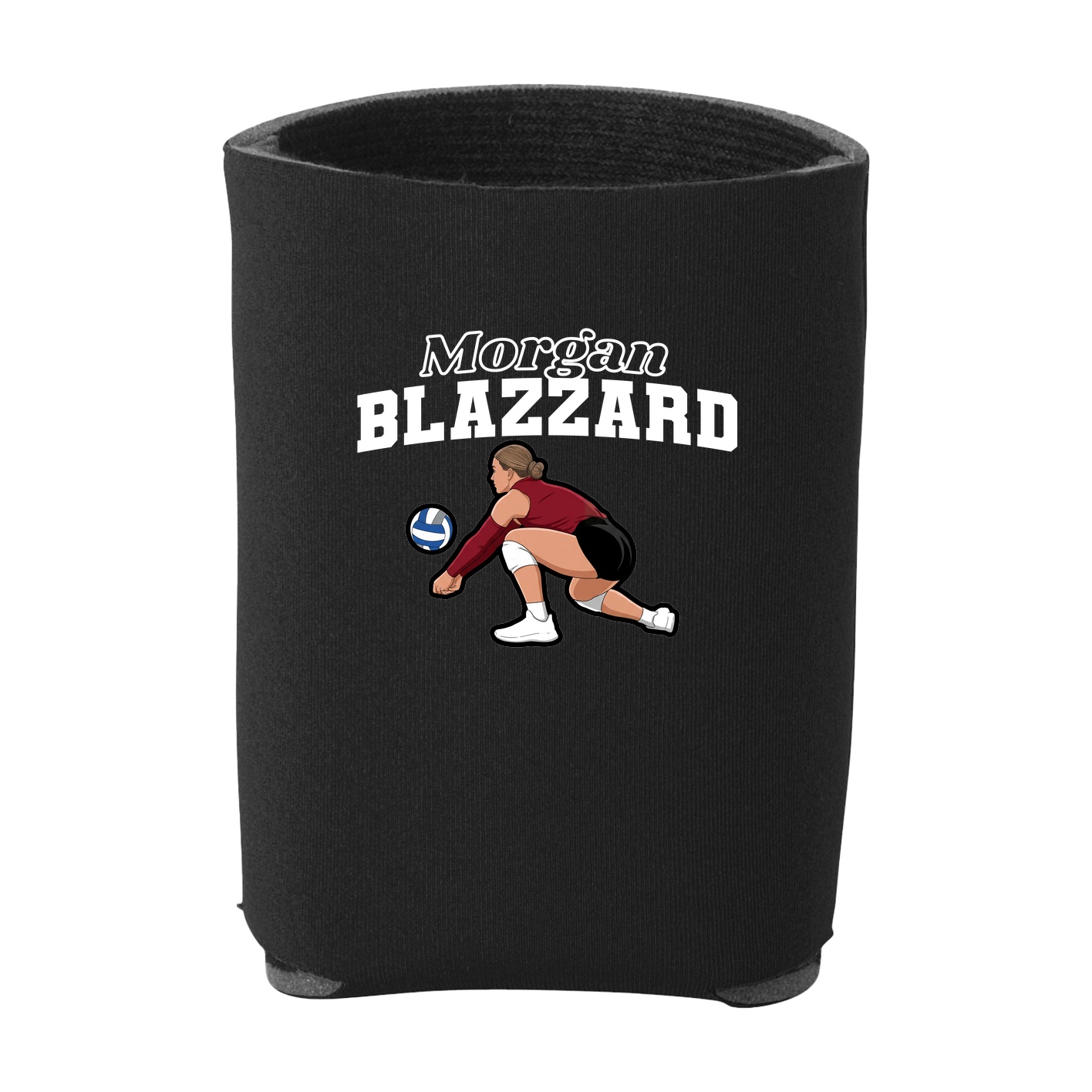 Can Holder — Name Arch in Black