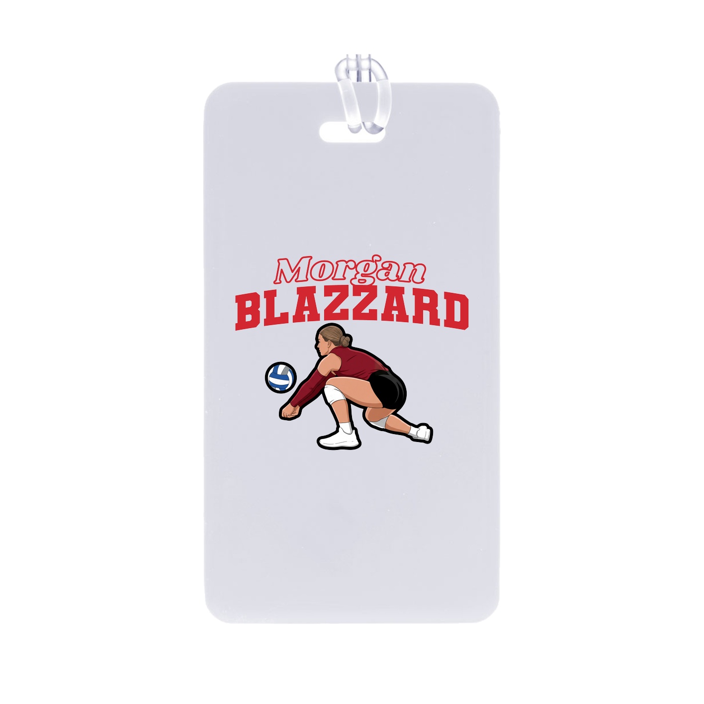 Bag Tag — Name Arch in Classic