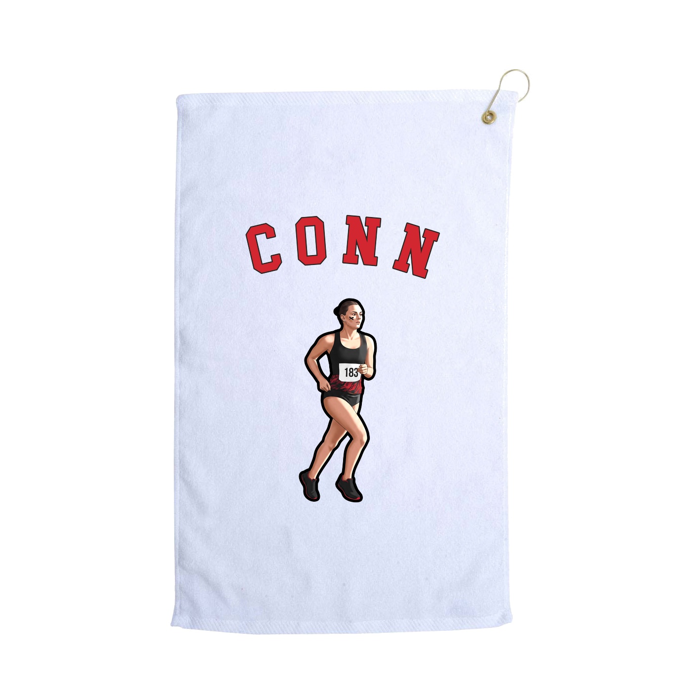 Golf Towel — Shirsey Arch in White
