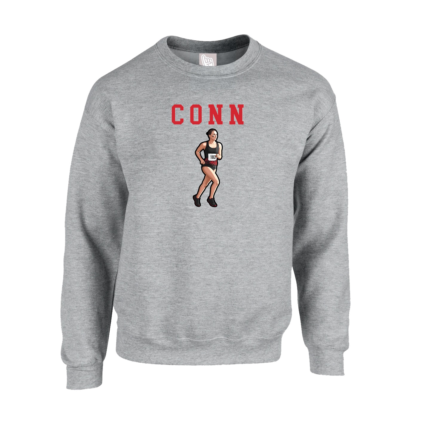 Fleece Crew — Shirsey in Grey