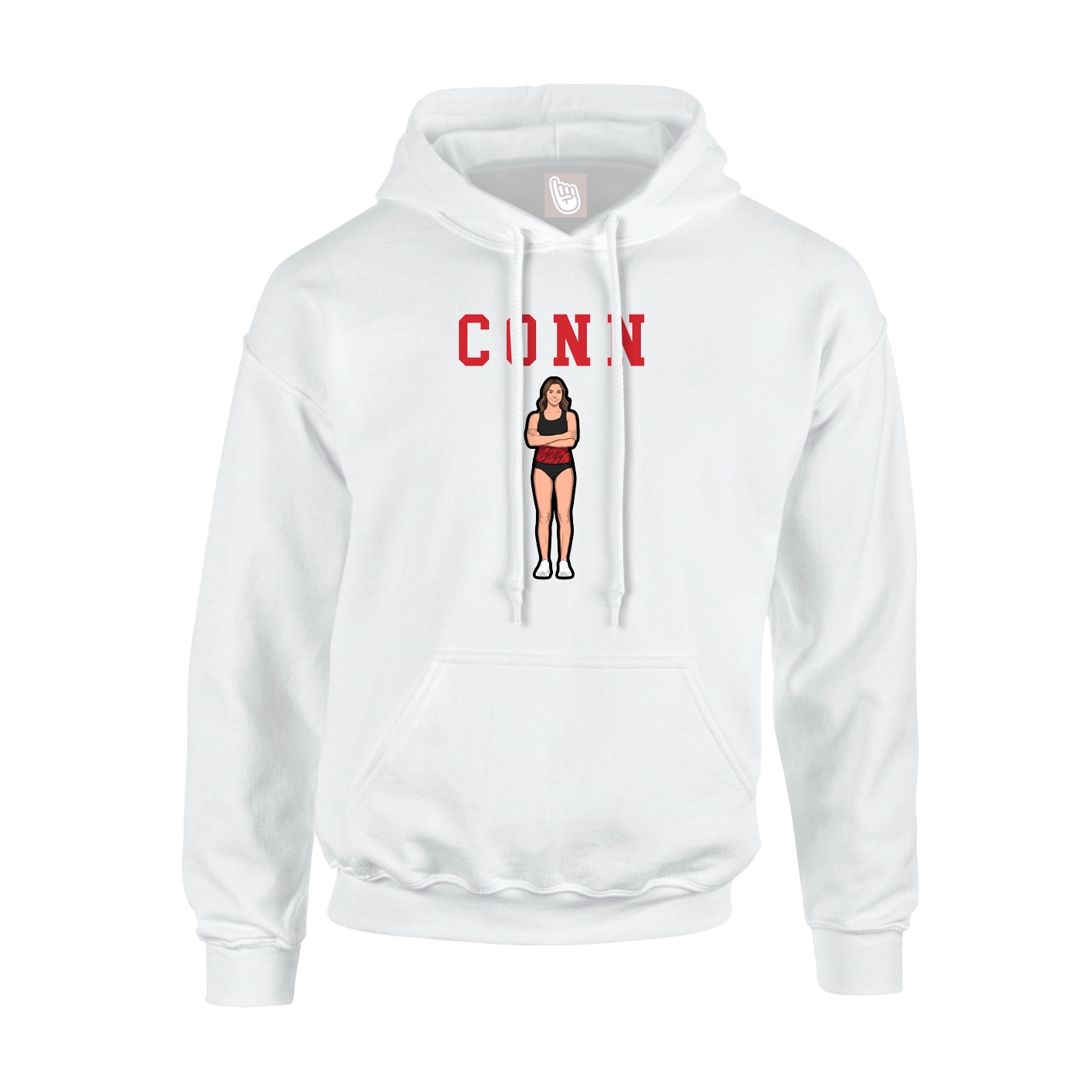 Hoodie — Shirsey in White