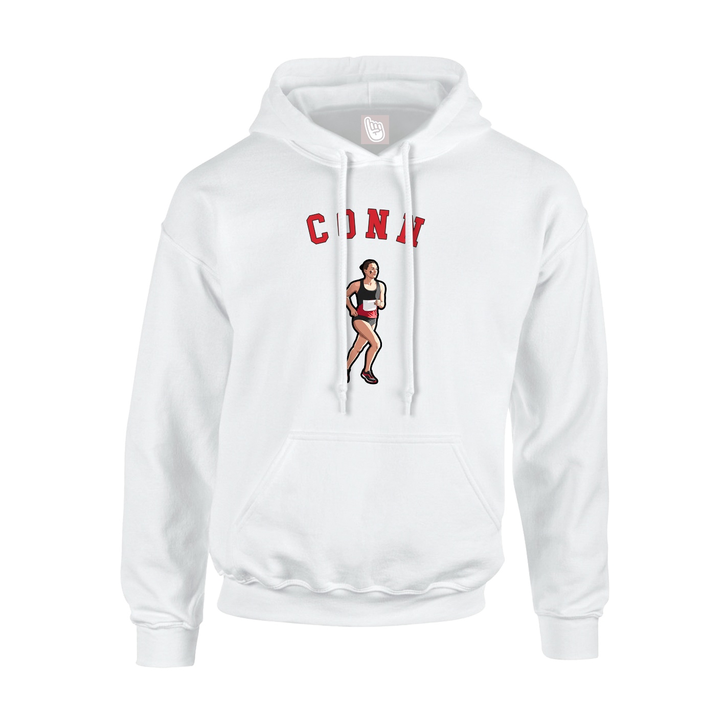 Youth Hoodie — Shirsey Arch in White