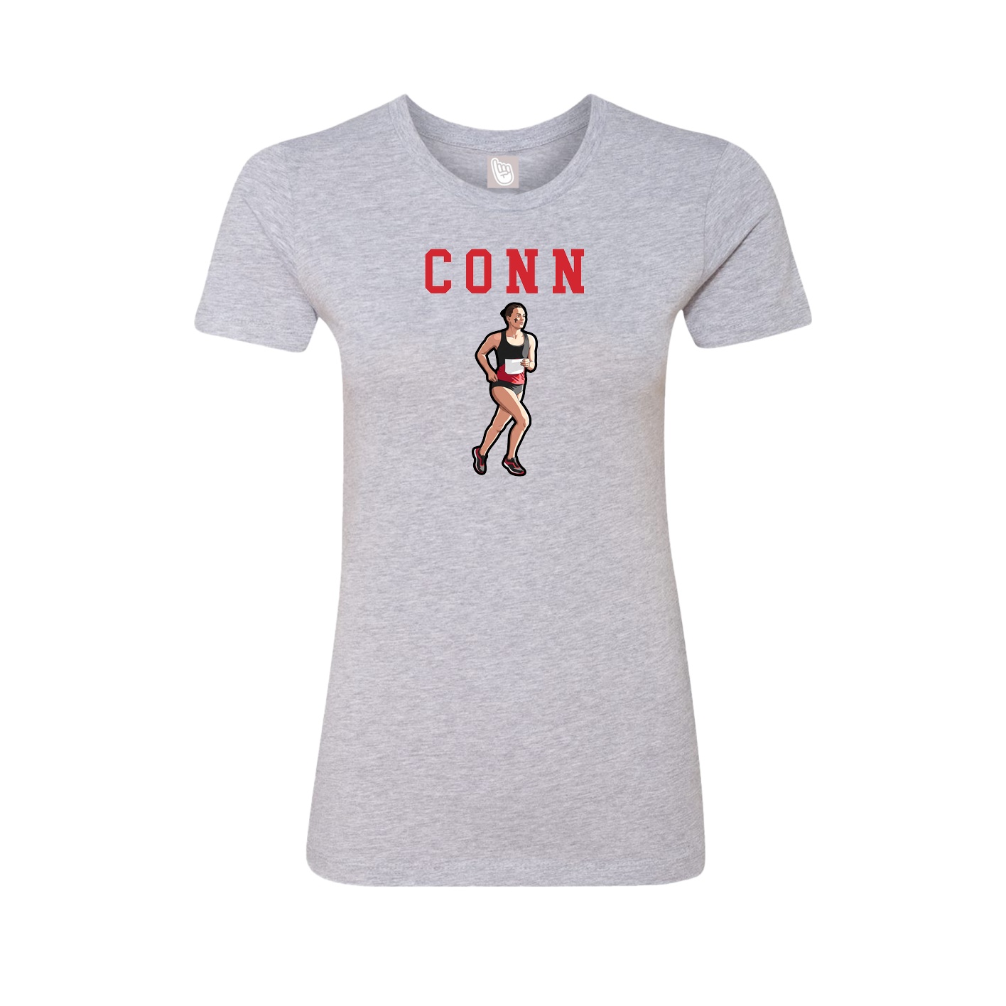 Fitted Women's Tee — Shirsey in Grey