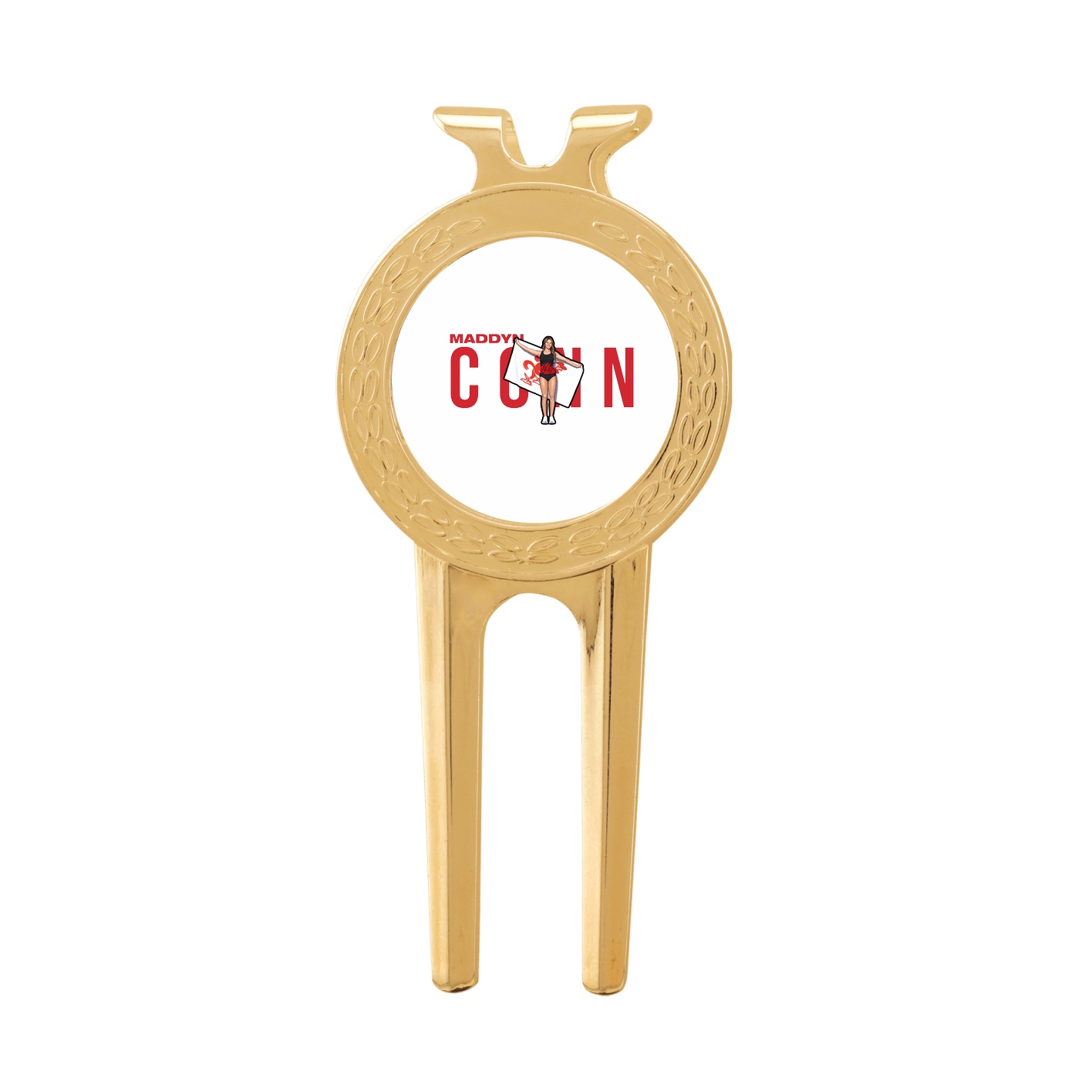 Divot Tool with Ball Marker — Player Name in Classic