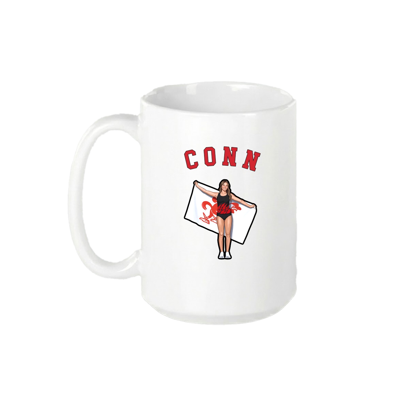 15oz Coffee Mug — Shirsey Arch in White