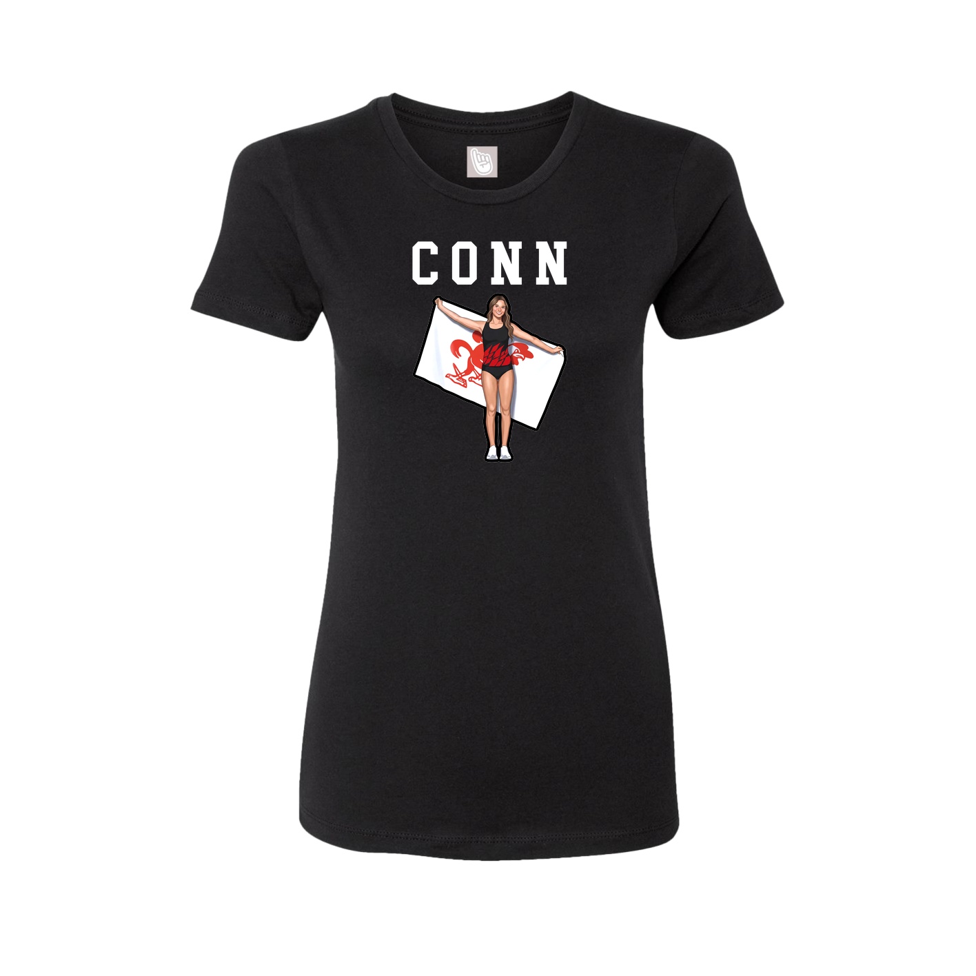 Fitted Women's Tee — Shirsey in Black