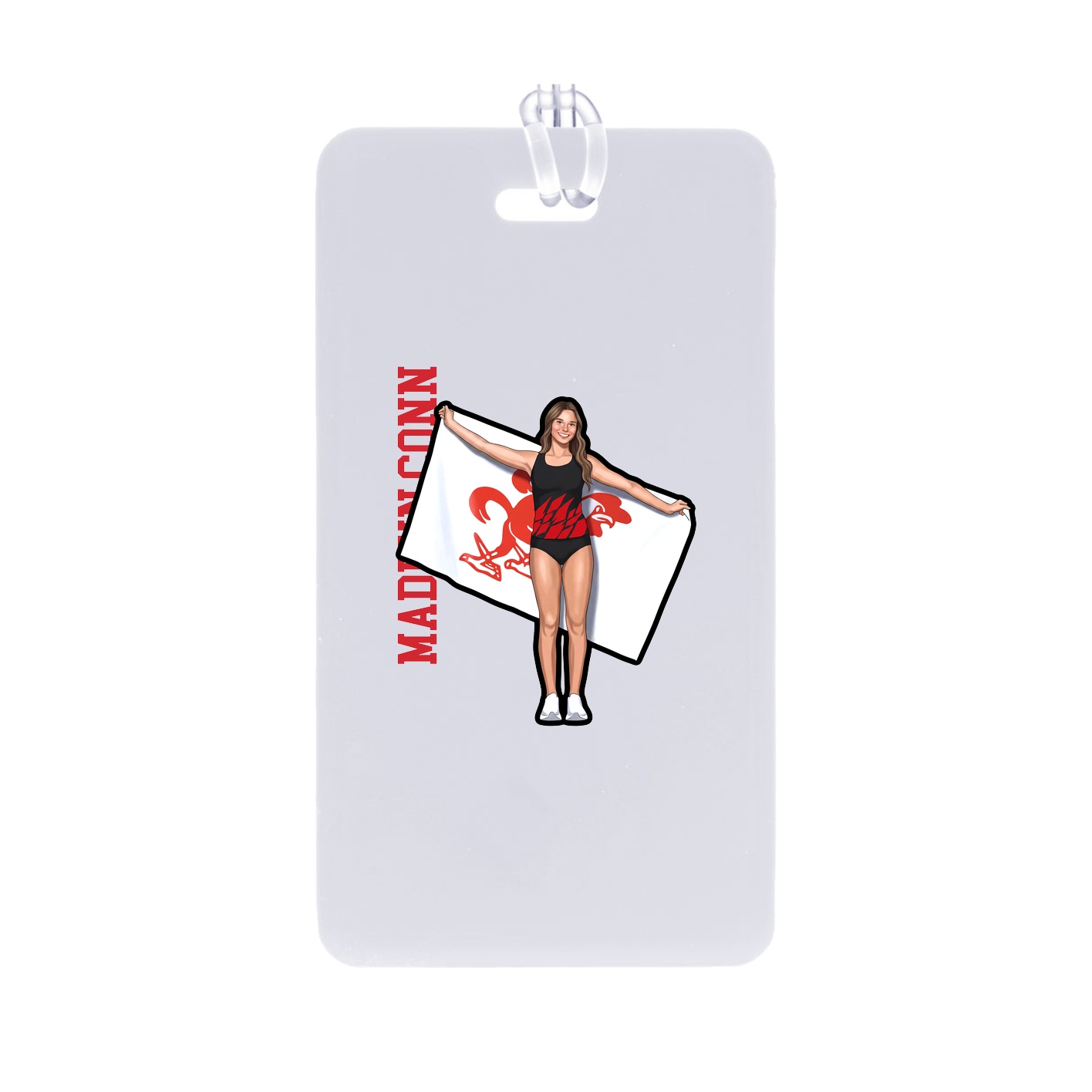 Bag Tag — Name Vertical in Classic