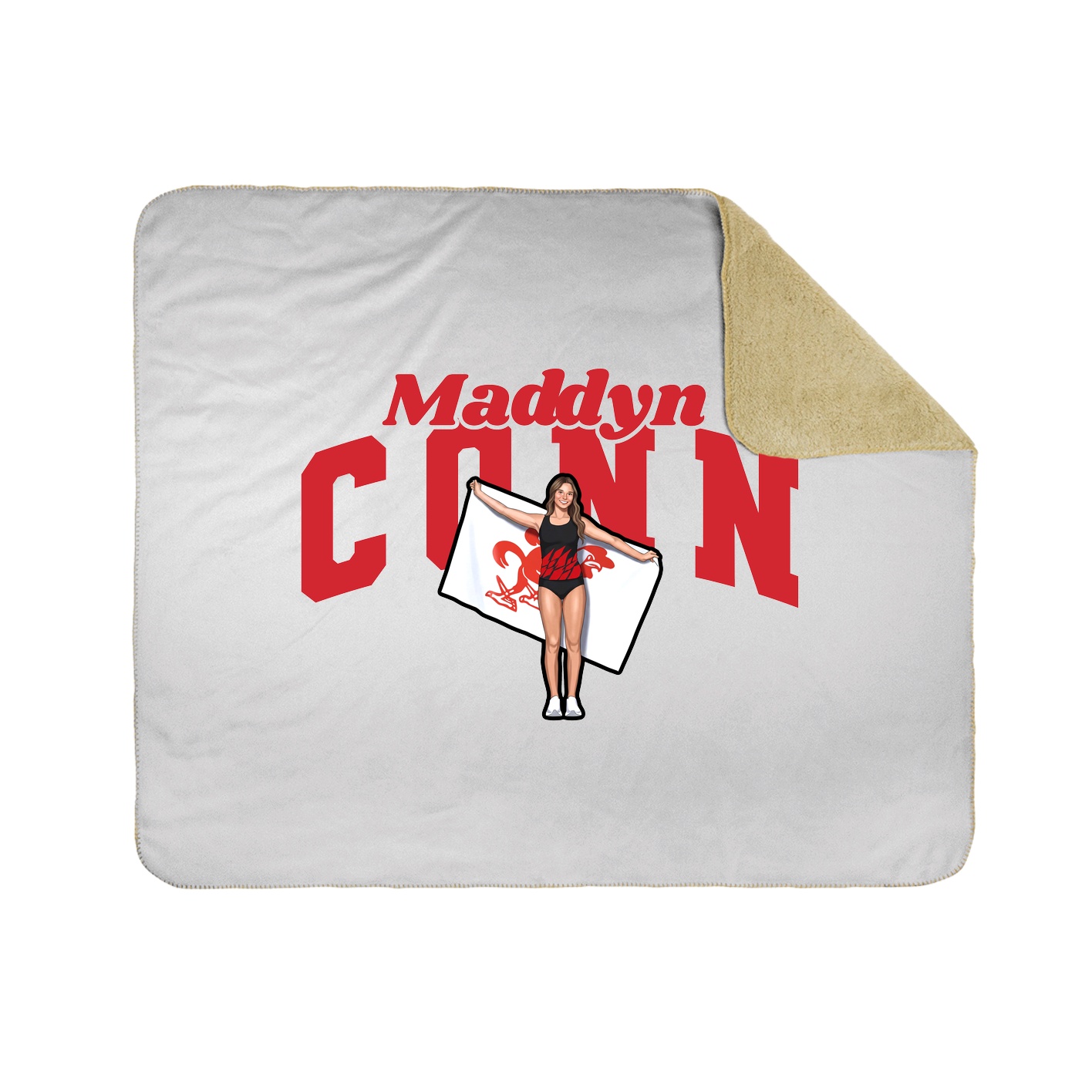 Throw Blanket — Signature Arch in White