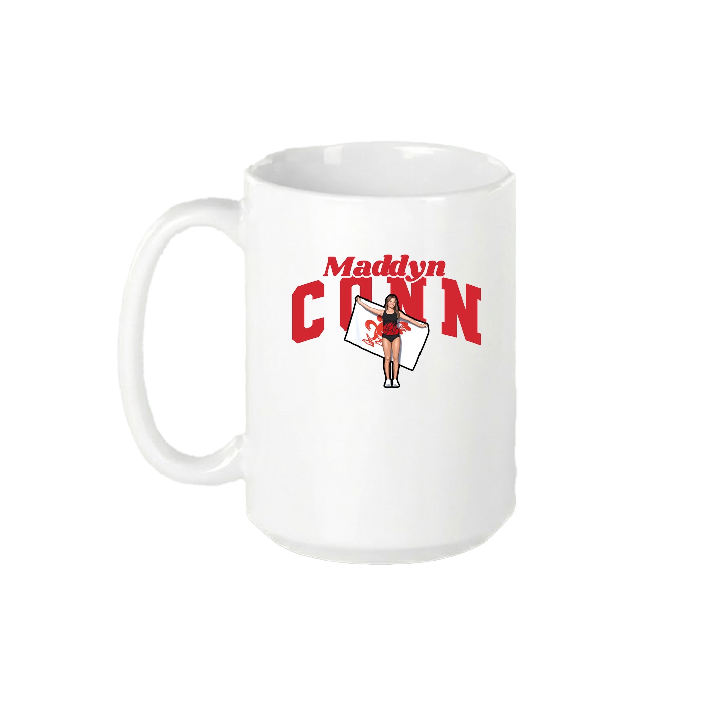 15oz Coffee Mug — Signature Arch in White