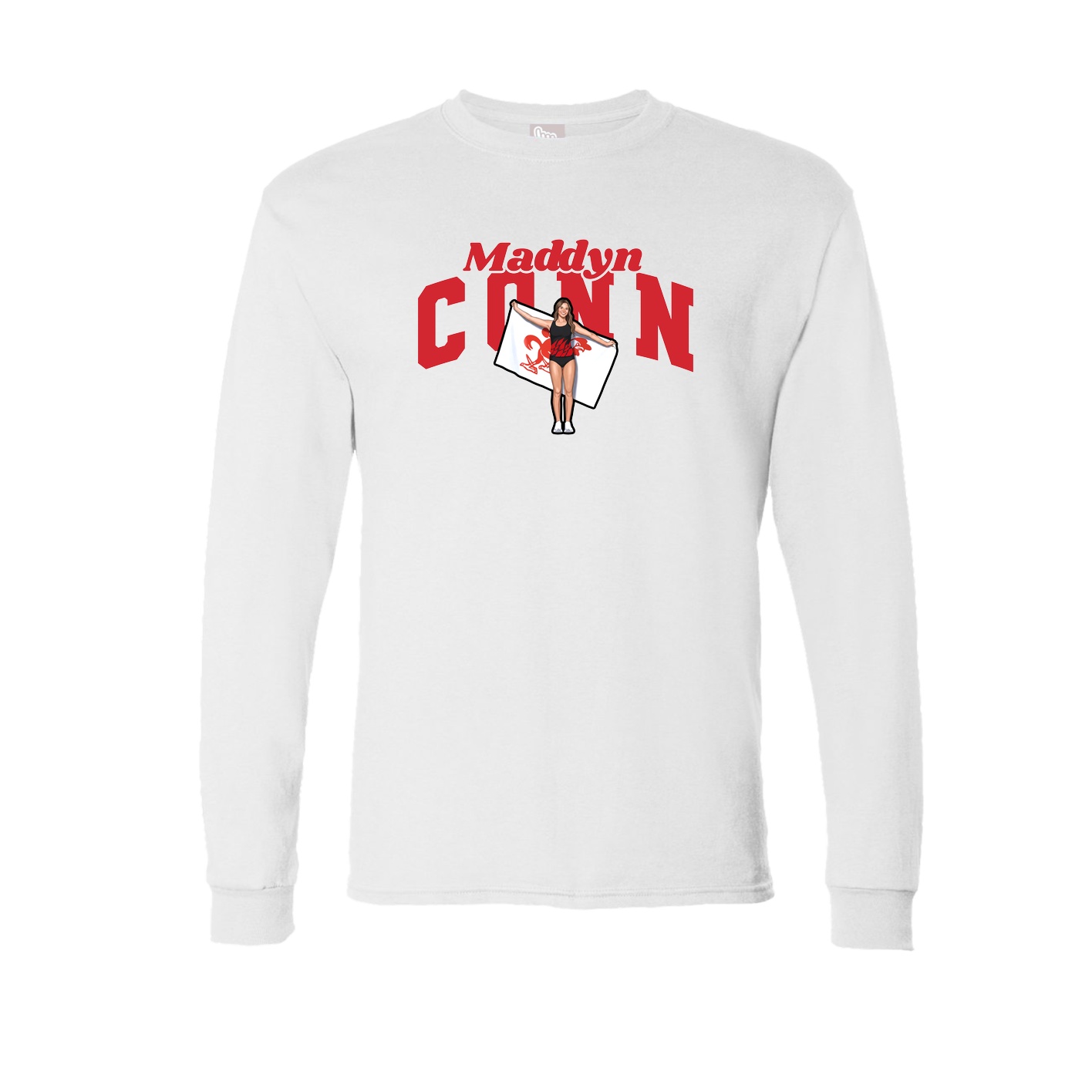 Long Sleeve Tee — Signature Arch in White