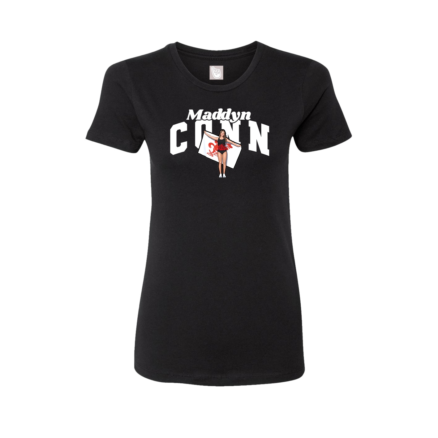 Womens Tee — Signature Arch in Black