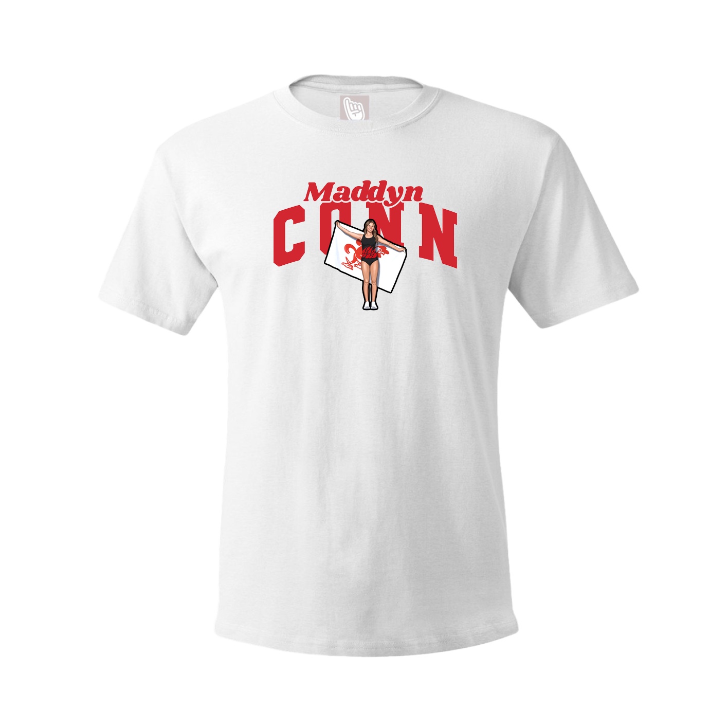 Youth Tee — Signature Arch in White