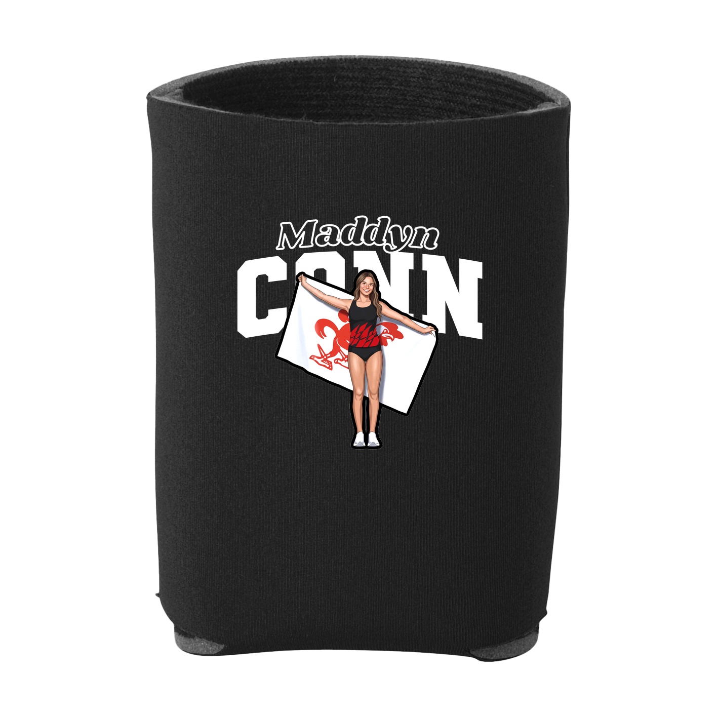 Can Holder — Name Arch in Black