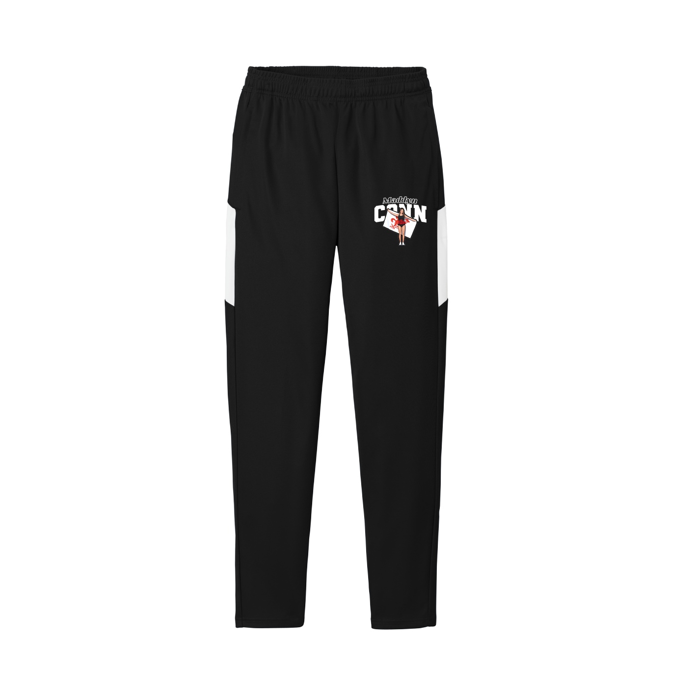 Team Travel Pant — Name Arch in Black/White